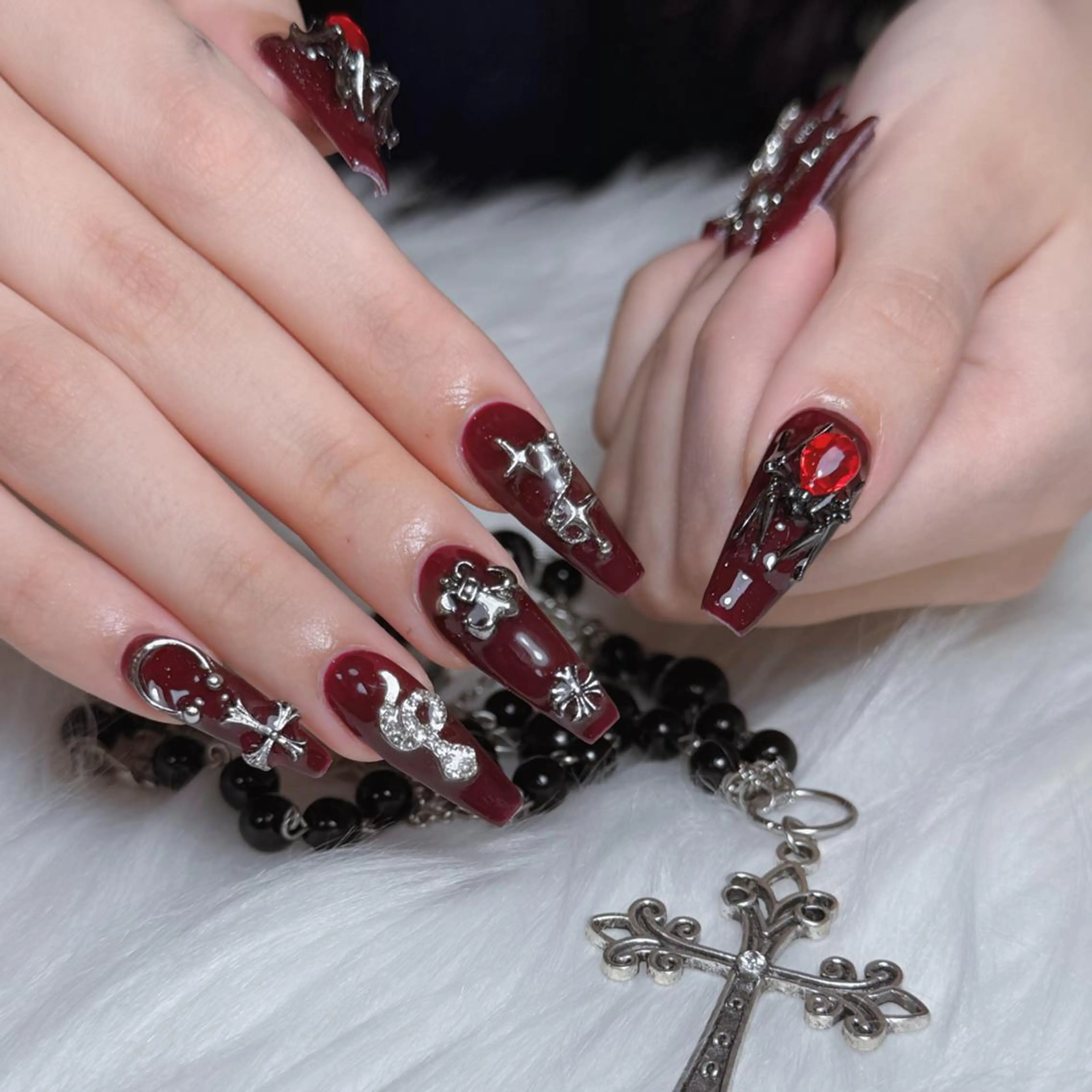 ネイル アートネイル オーロラネイル ガーリー キラキラネイル 韓国ネイル ハンドネイル DIANMOND NAIL🌸のネイルデザイン