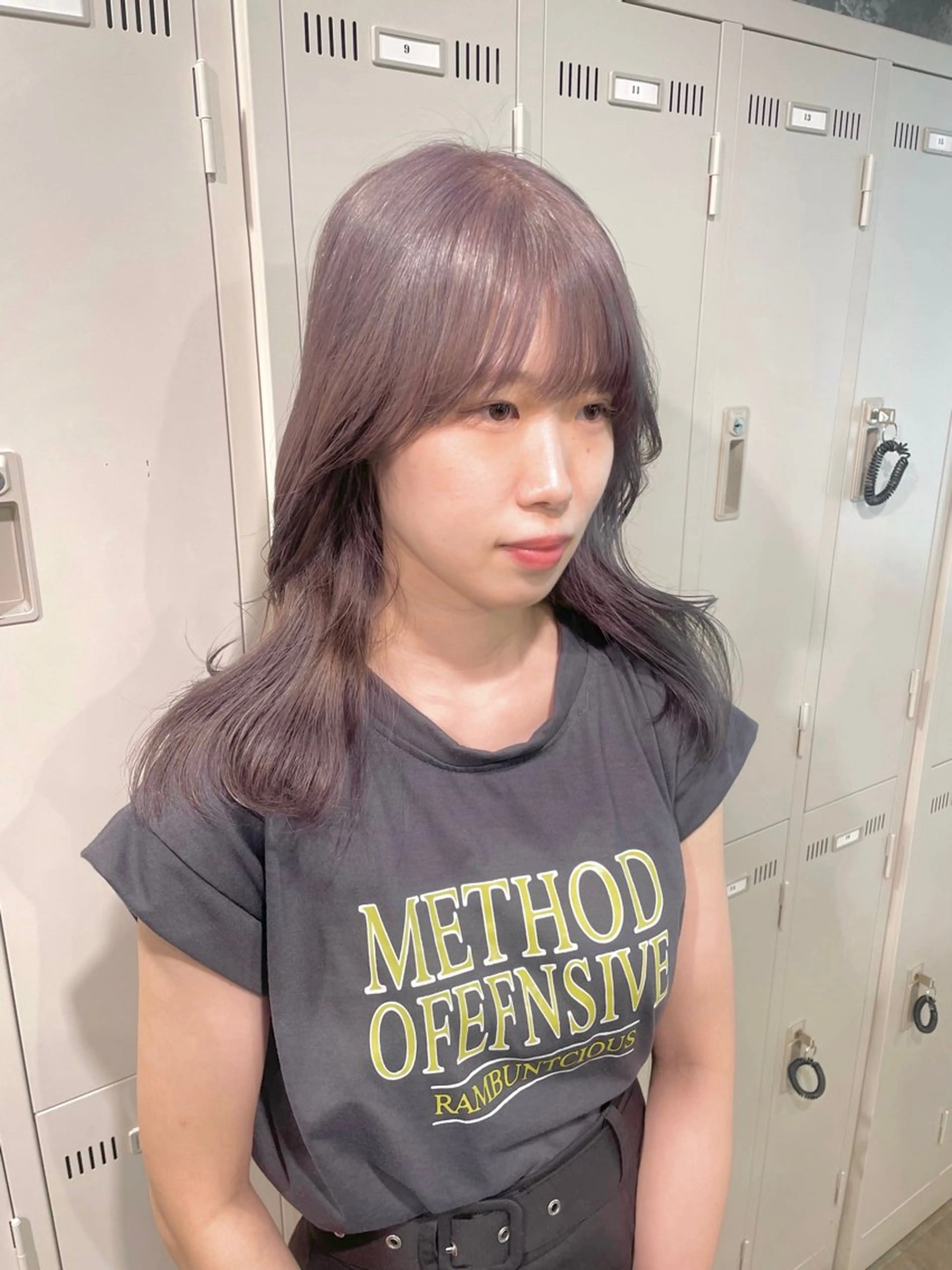 セミロング カラー パーマ ヘアアレンジ メンズ メンズブリーチ ブリーチ 髪質改善 トリートメント ヘアカラー トリートメント ヘッドスパ ブリーチカラー/似合 せ🎀amika🎀のヘアスタイル