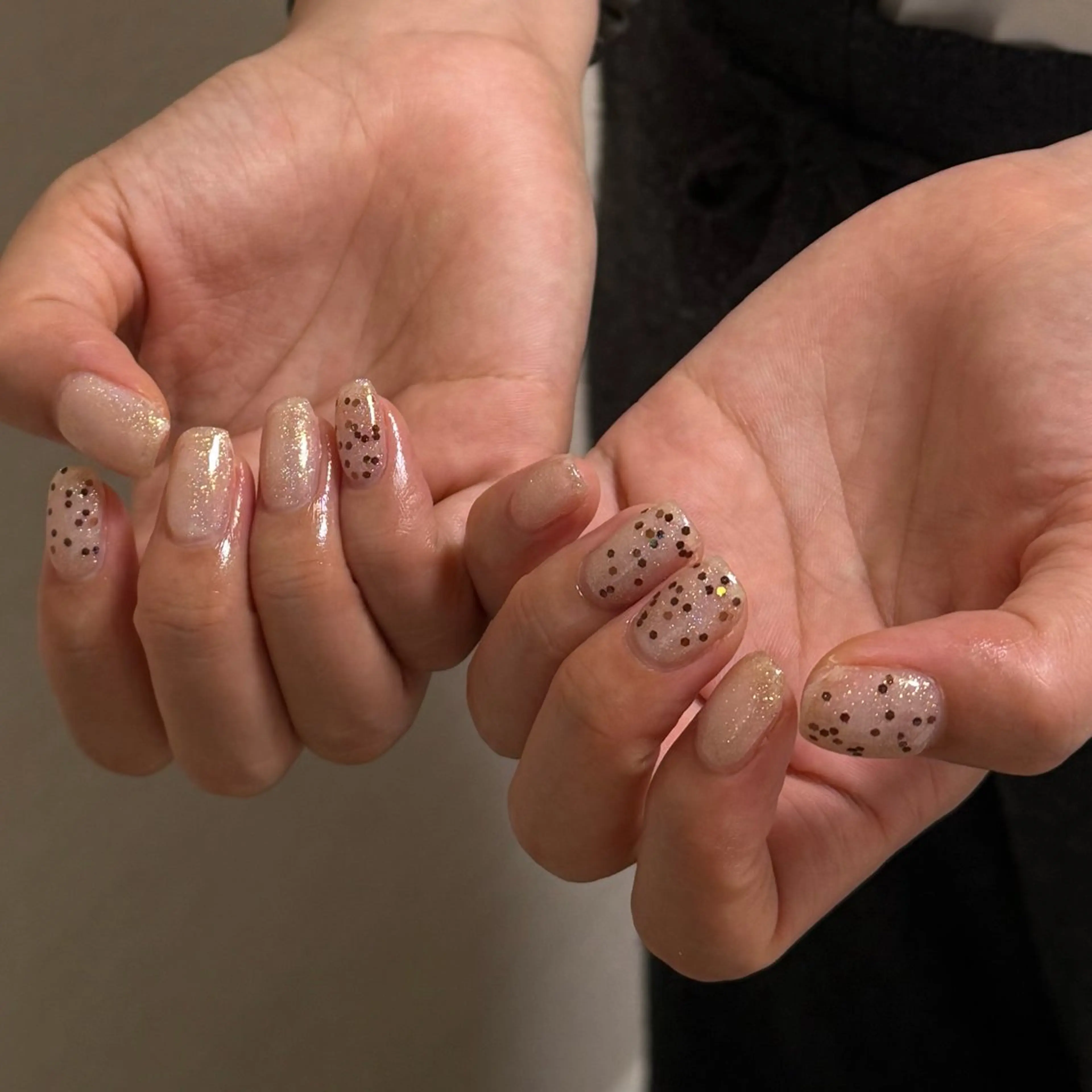 ネイル ラメ(グリッター) ワンカラーネイル ハンドネイル all所属・Ciel 🕊️のネイルデザイン