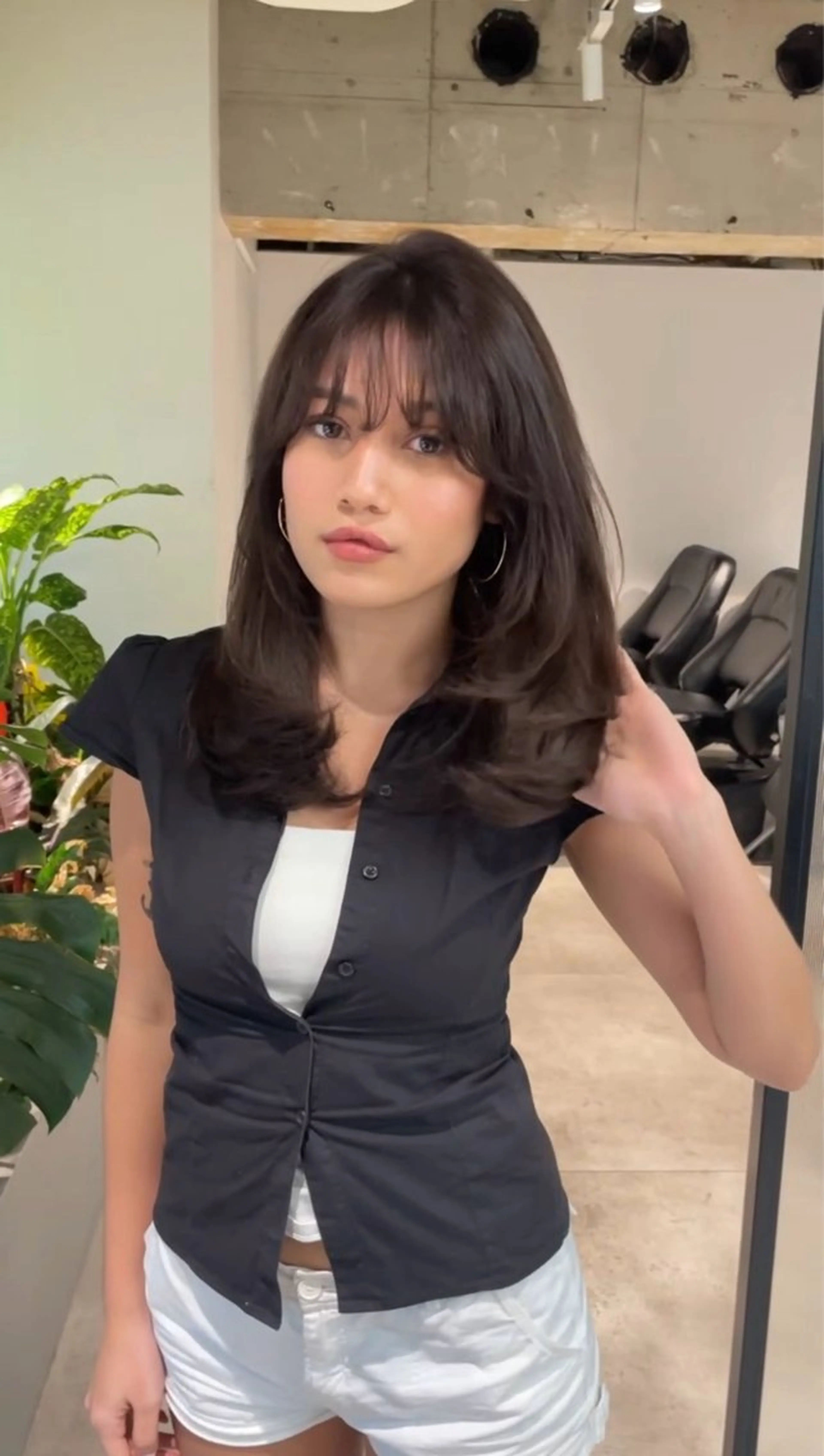 セミロング 池谷 玲哉のヘアスタイル