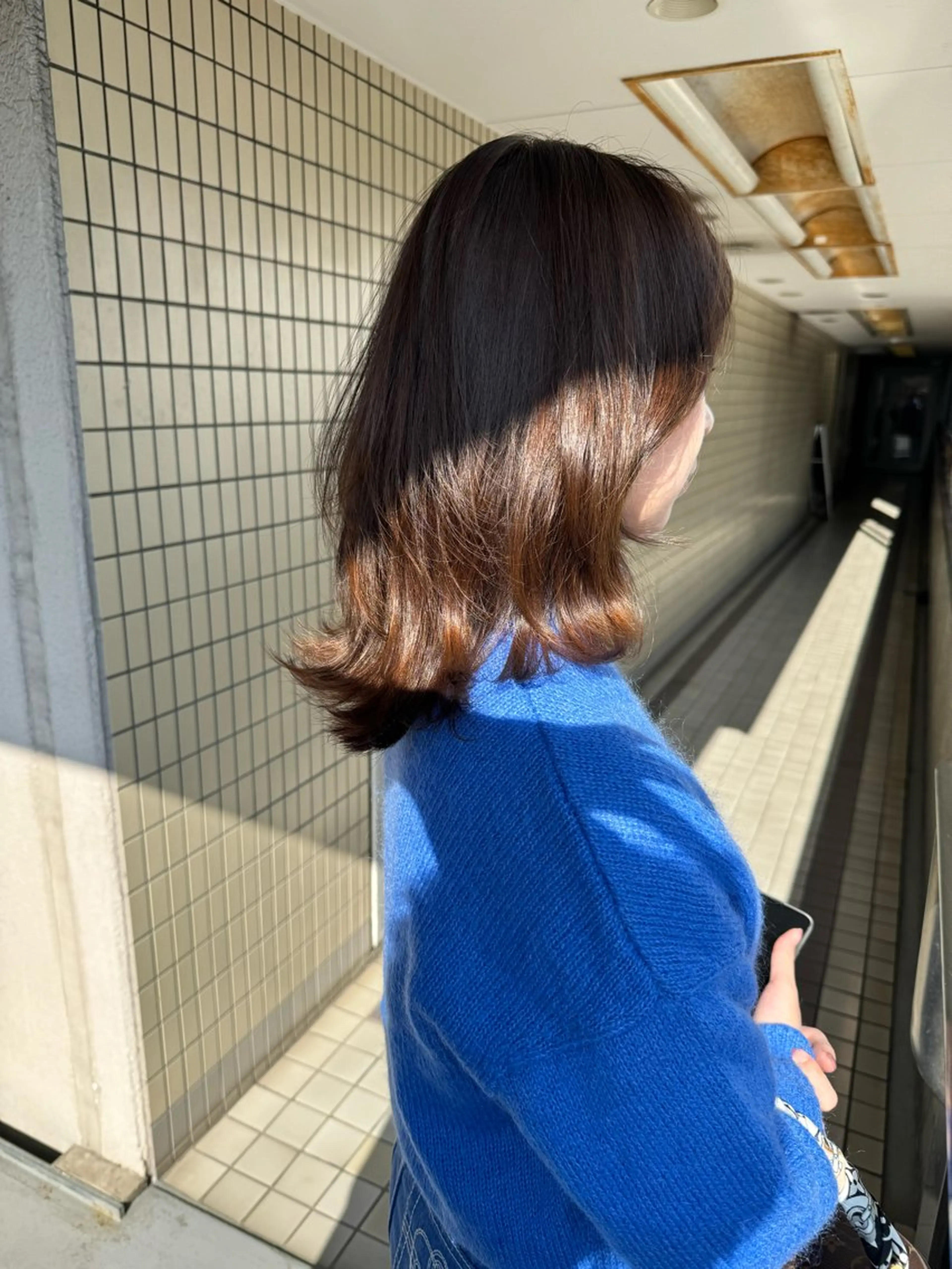 ミディアム ミディアムレイヤー レイヤーカット カット ヘアカラー トリートメント 💫カットはなんでも 得意です✂️のヘアスタイル