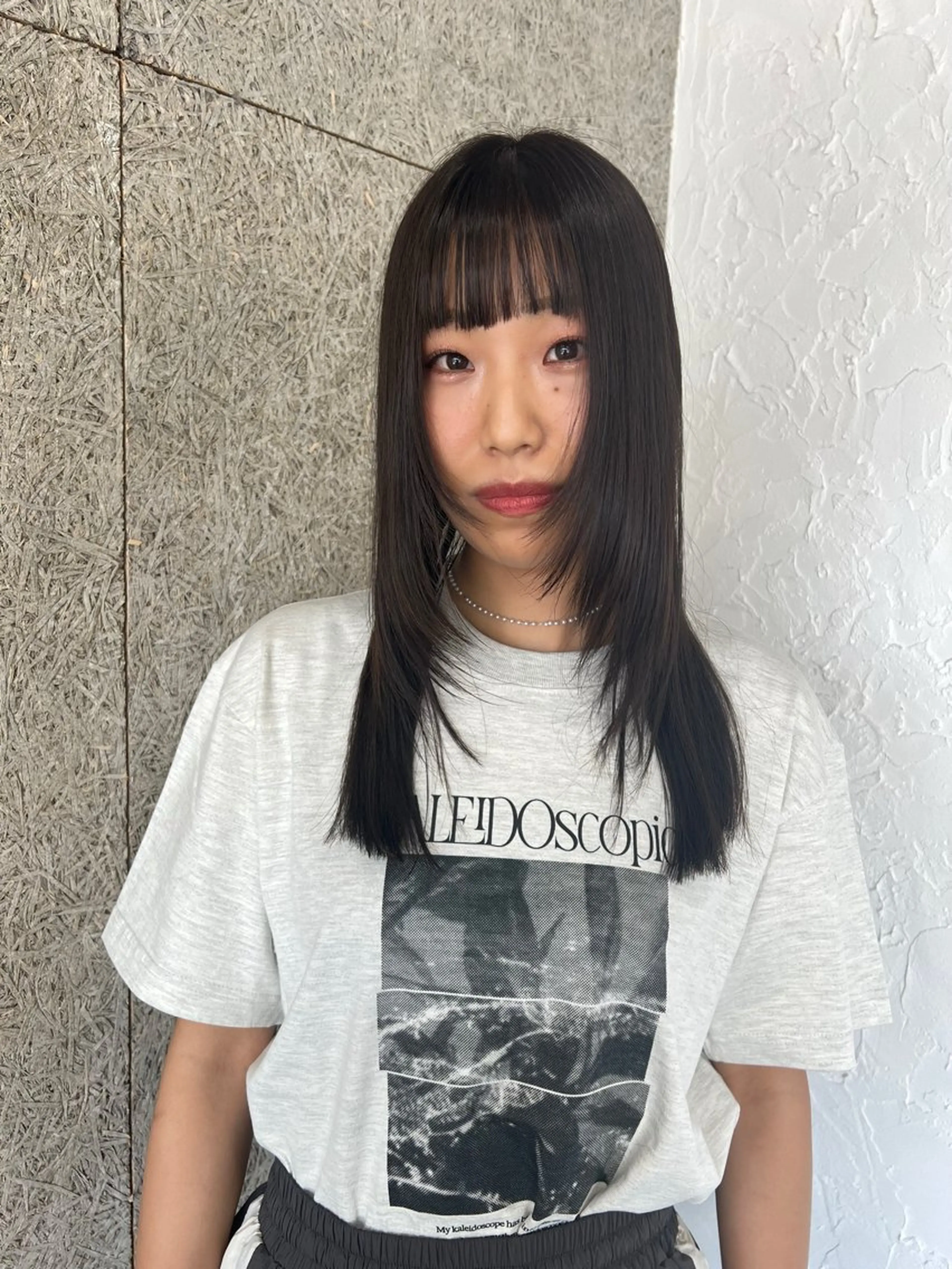 ロング カット nishibu ayukaのヘアスタイル