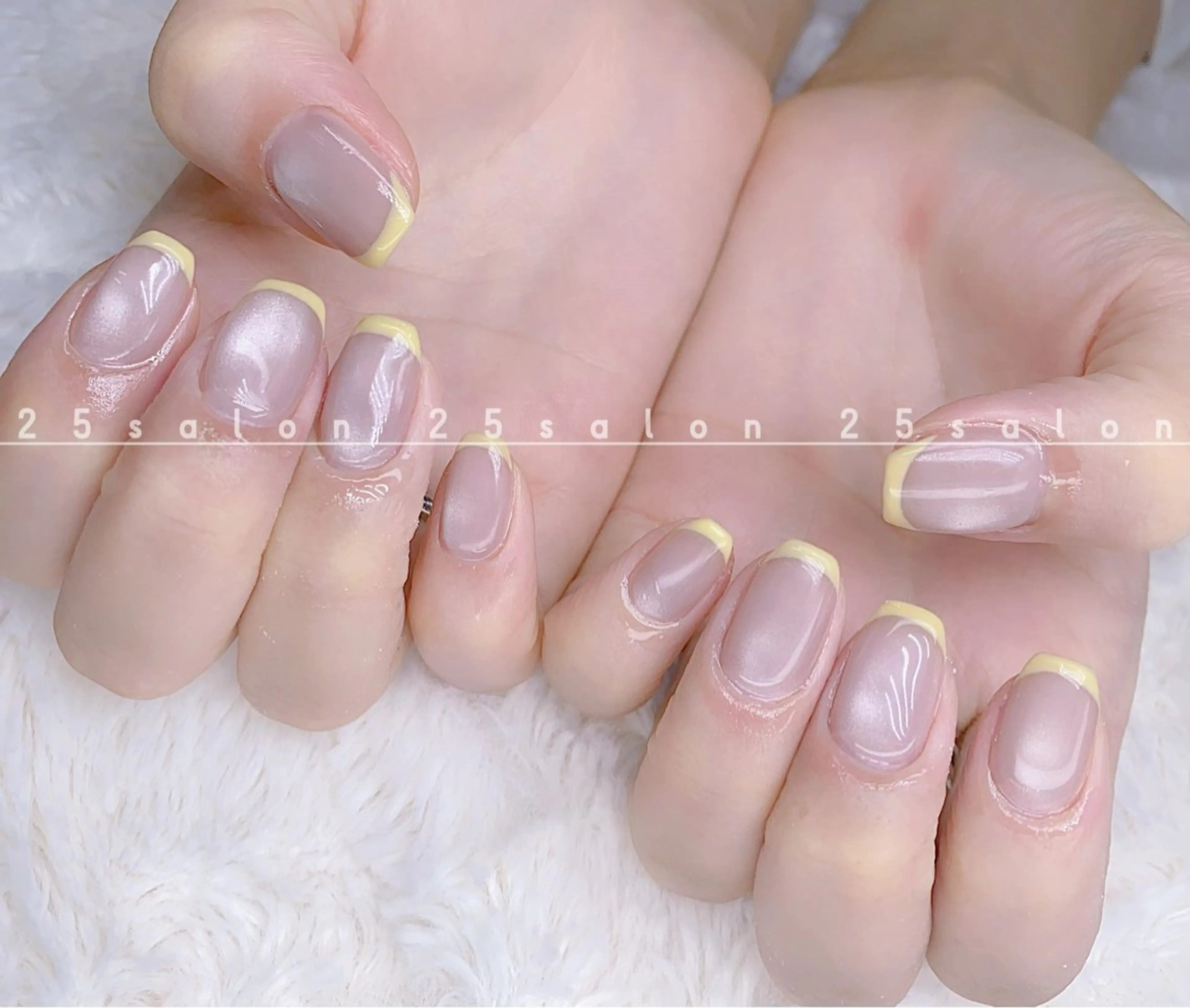 ネイル ジェルネイル 韓国ネイル ニュアンスネイル パラジェル ワンホンネイル 2 5のマツエク・マツパデザイン