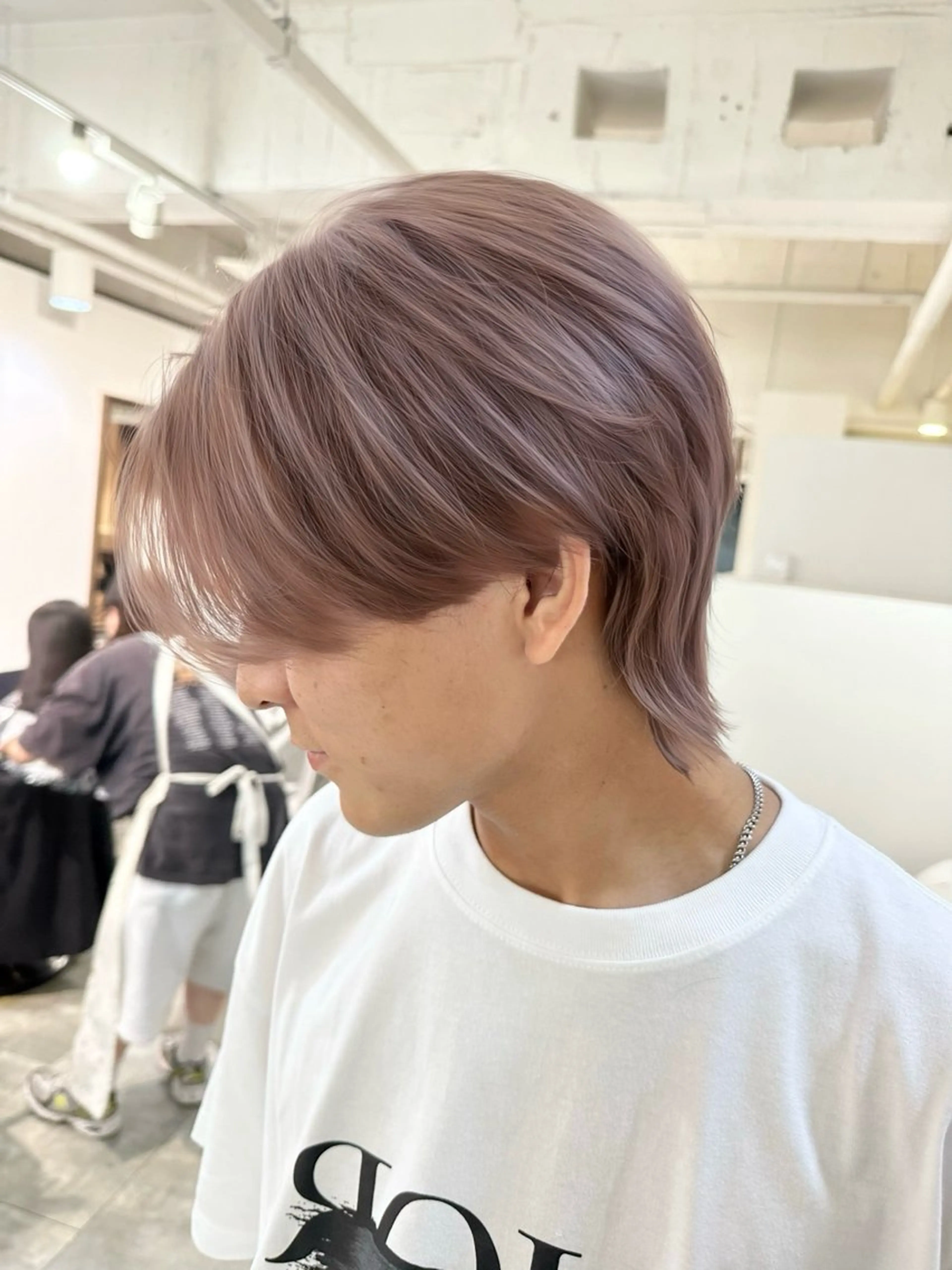 ショート カラー メンズ 【バレイヤージュ】 kentoのヘアスタイル