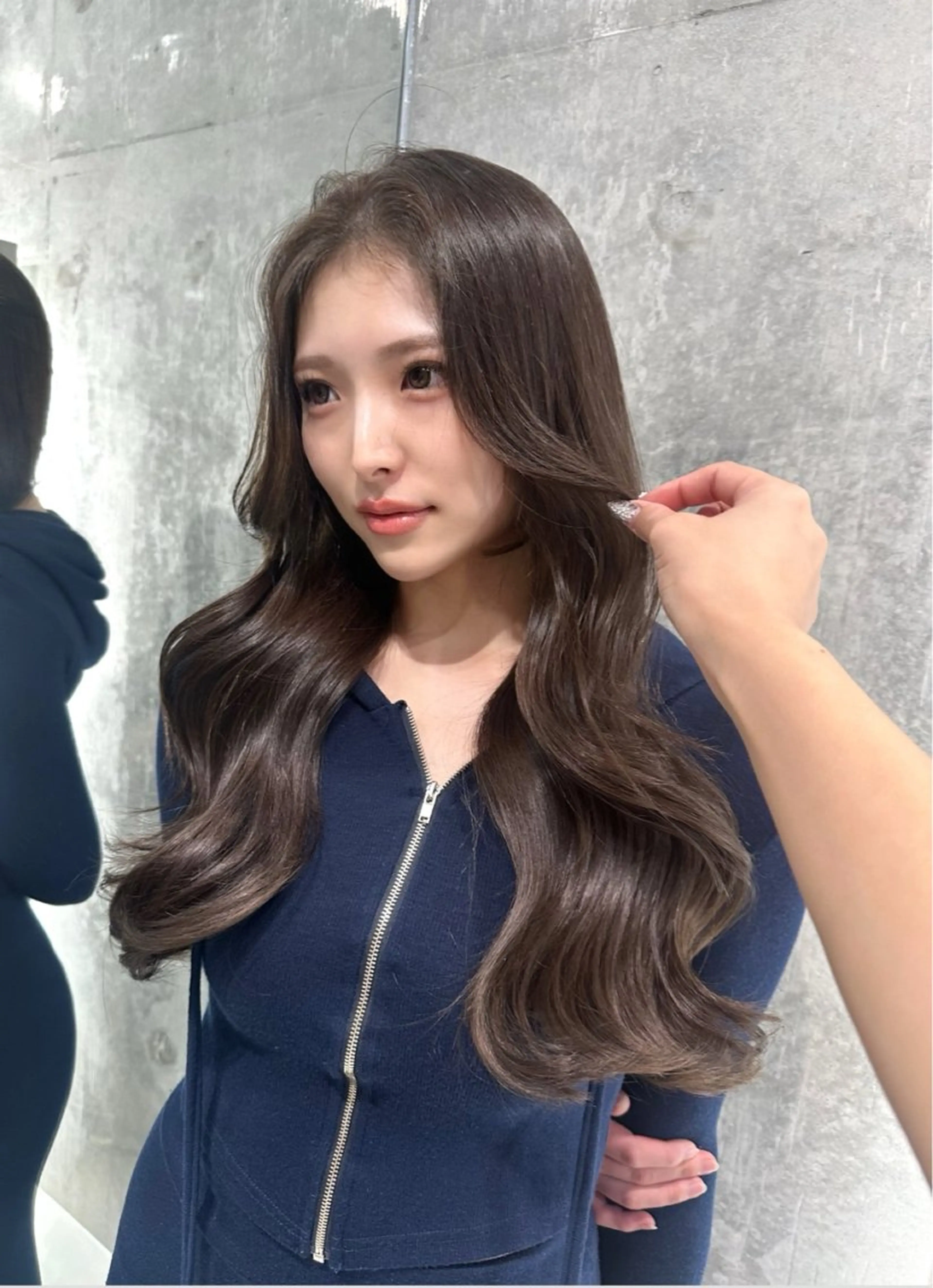 ロング カラー ♡Yoshino♡ 艶グレージュカラーのヘアスタイル