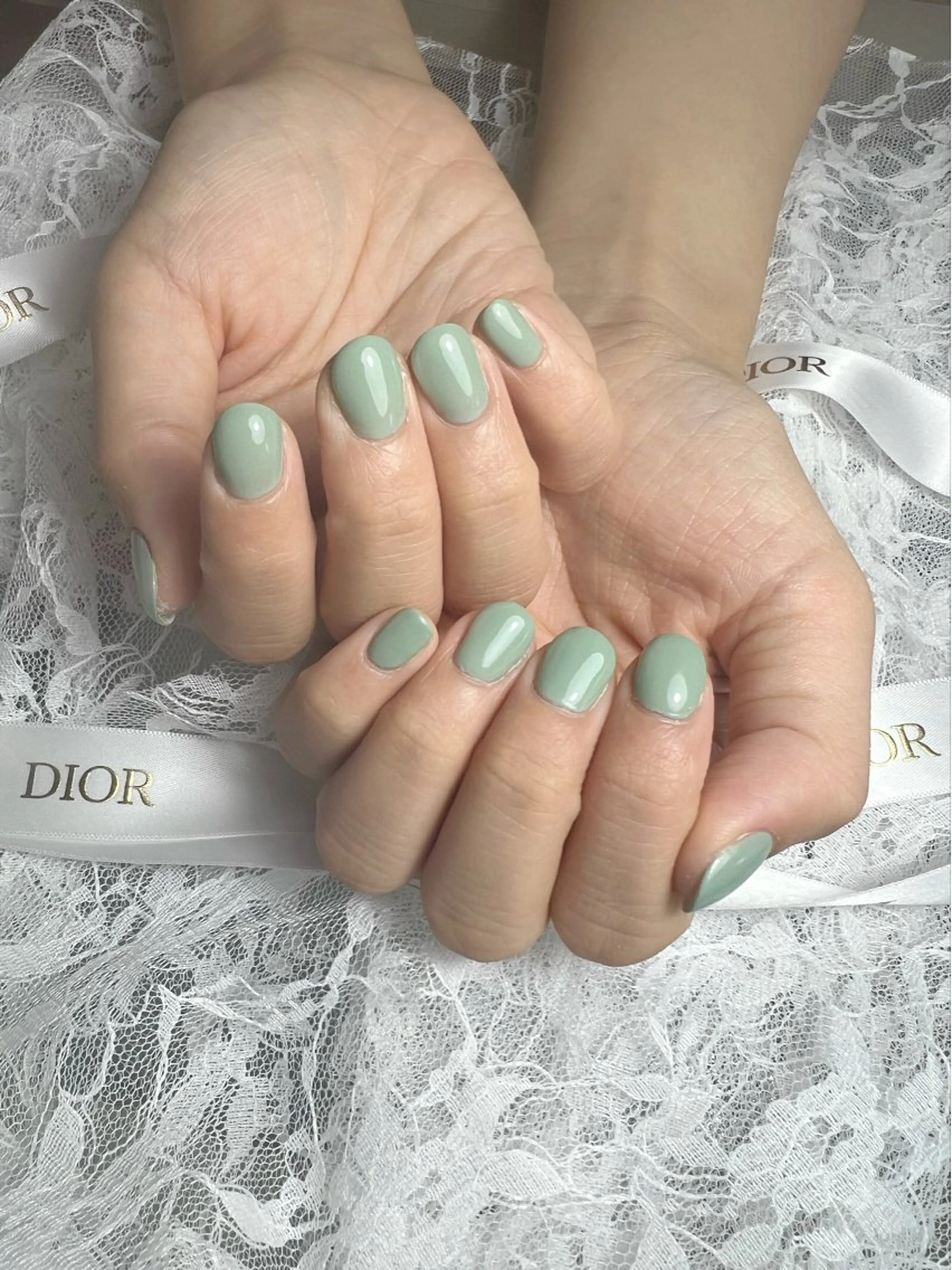 ネイル ワンカラーネイル miku nail🦋のネイルデザイン