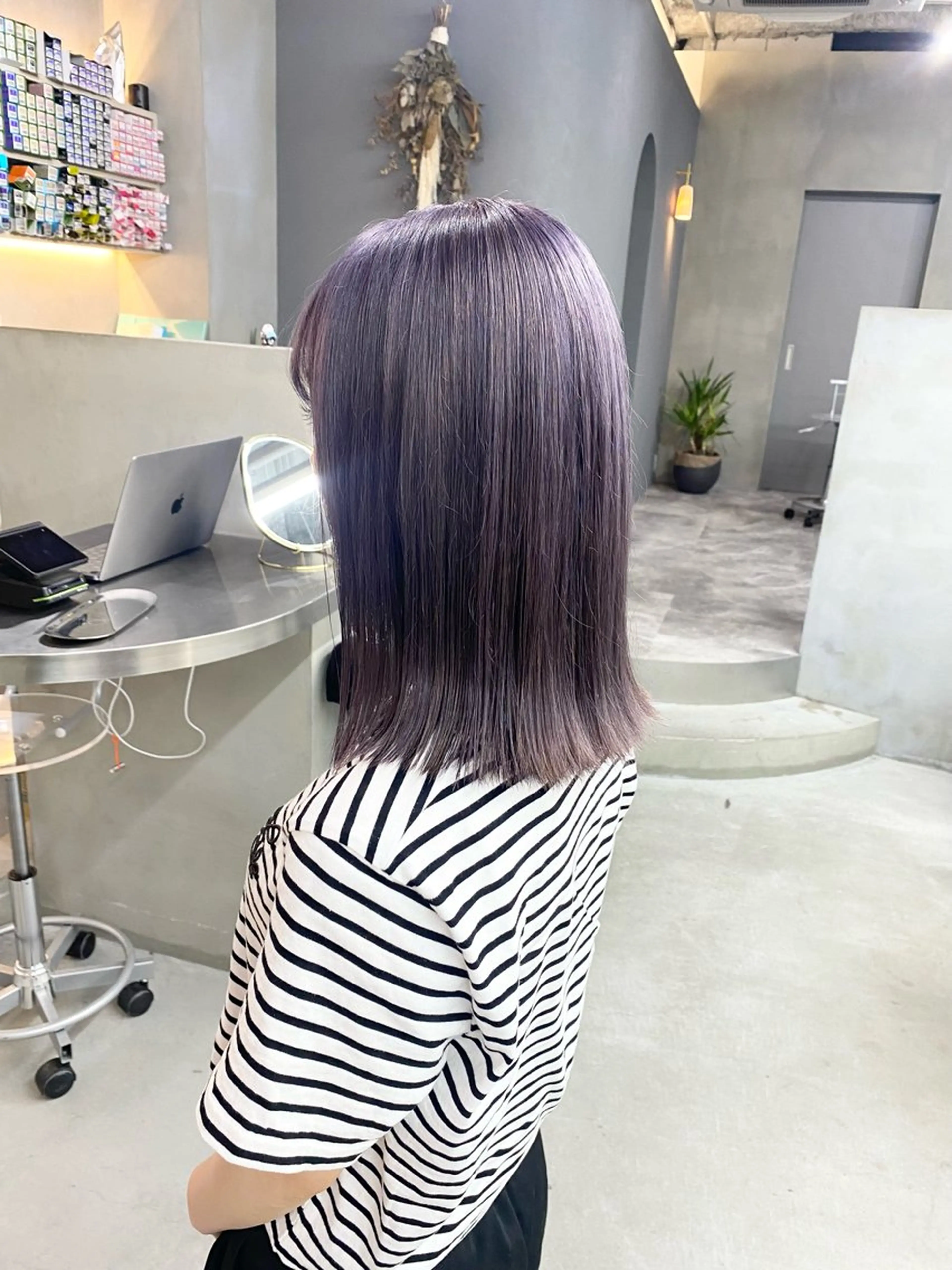 ミディアム カラー ヘアカラー qulim所属・前橋 姫奈のヘアスタイル
