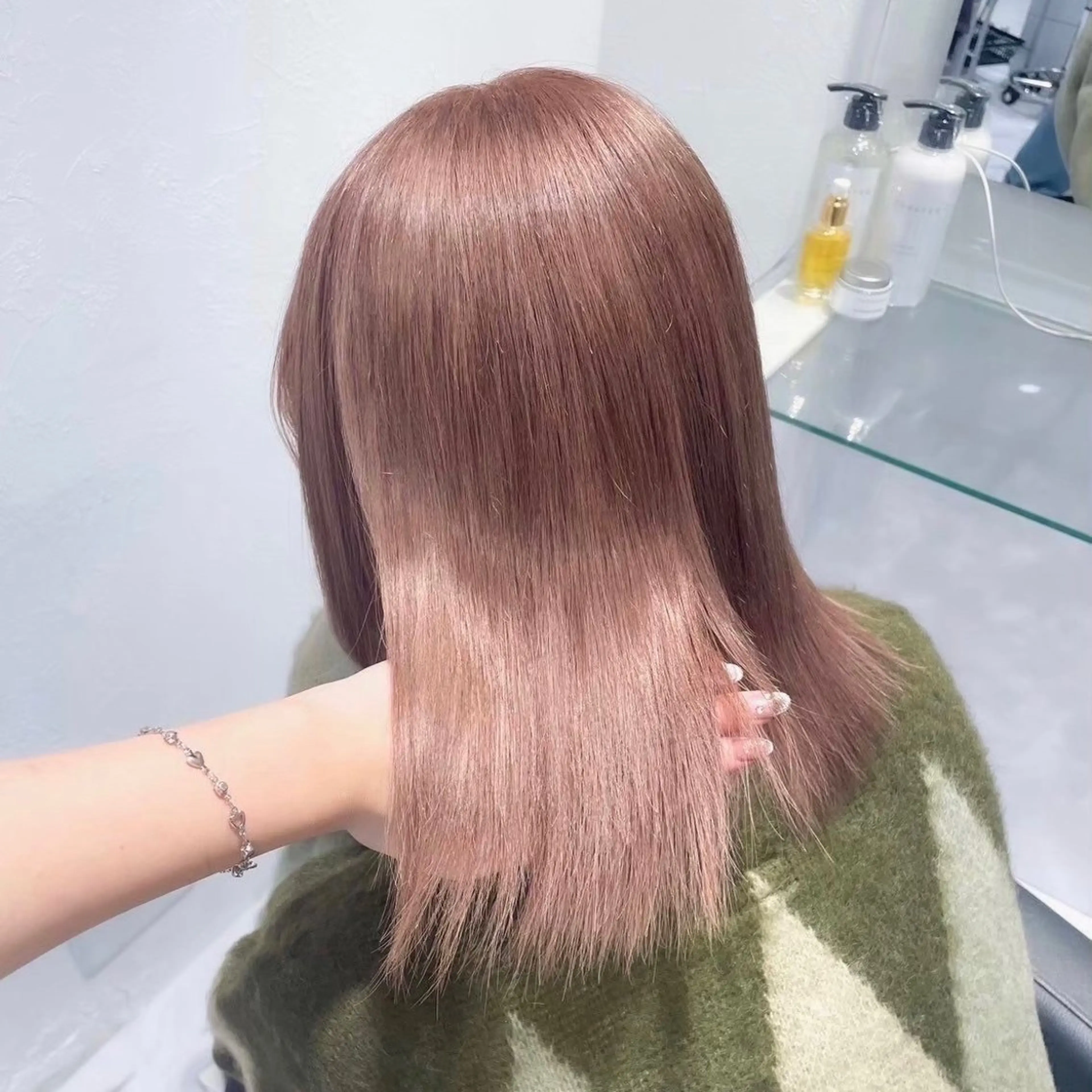 セミロング カラー 暖色♡ガーリー Chinatsu🎀のヘアスタイル