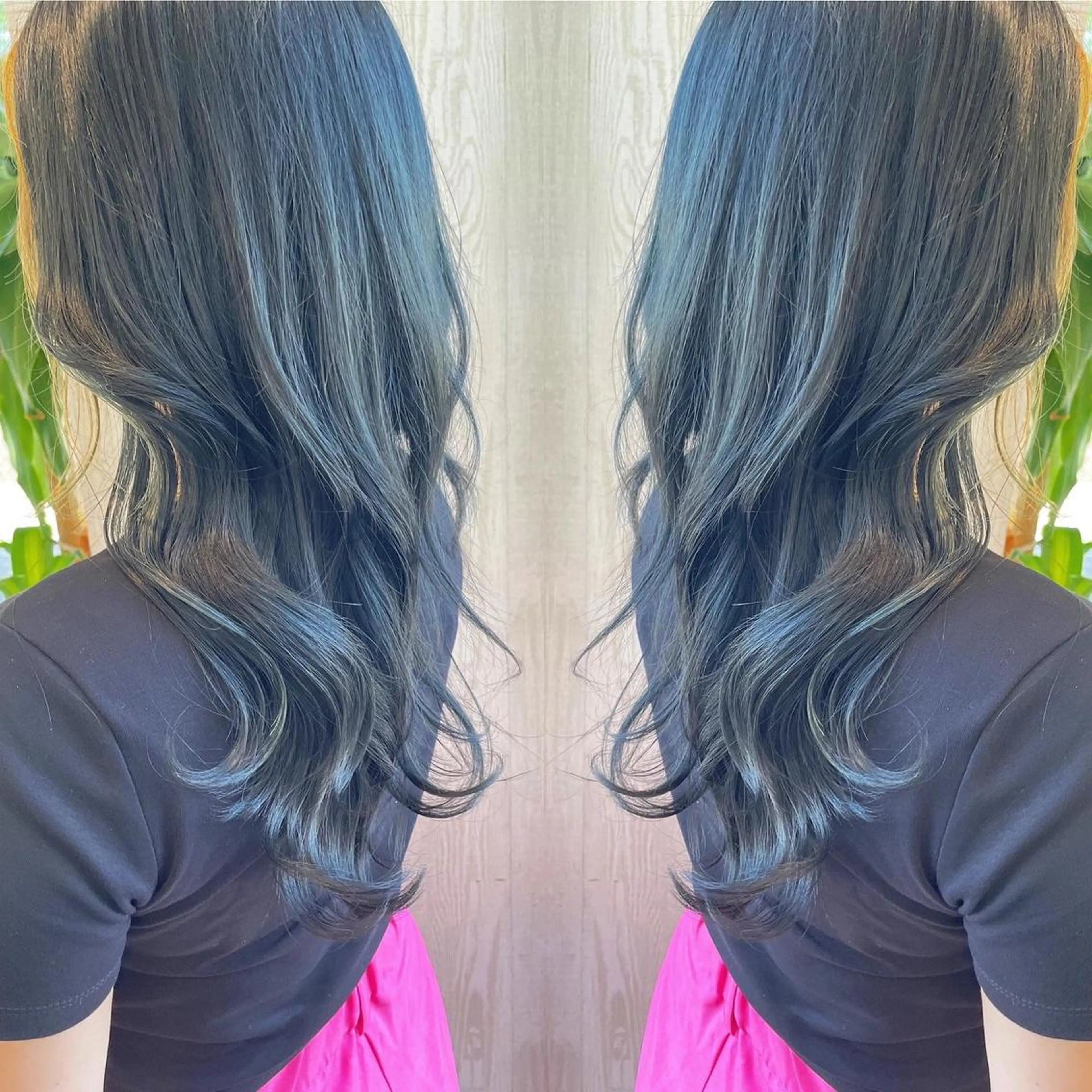 ロング カラー アッシュ 外国人風カラー レイヤーカット トリートメント ヘアカラー トリートメント 河合秀明/ハイライト /インナーカラーのヘアスタイル
