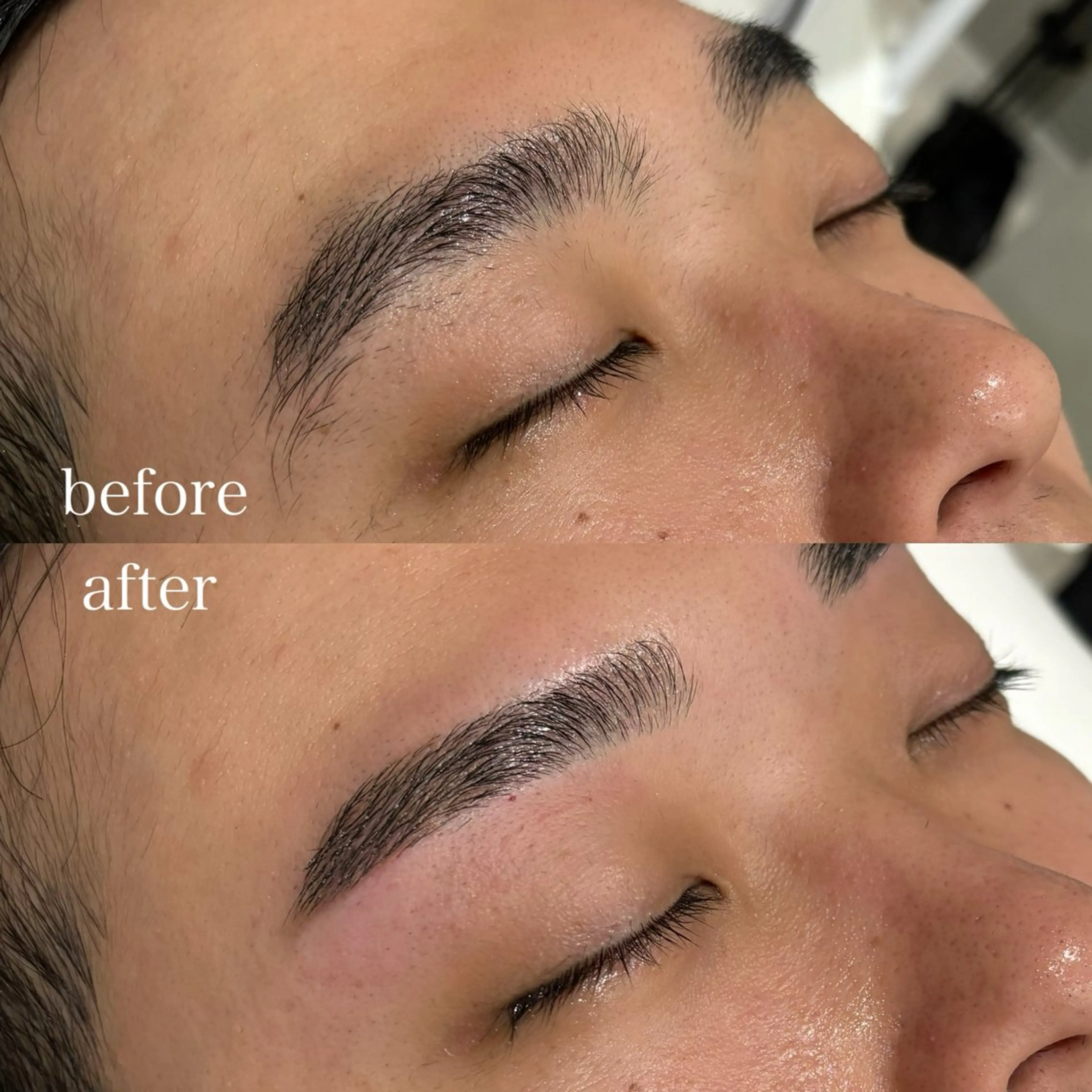 メンズ アイブロウ ハリウッドブロウリフト メンズアイブロウ 眉毛ワックス脱毛 韓国肌管理BEAUTY-SALON Teena【ティーナ】ララピール/毛穴/脱毛所属・hiyori 心斎橋眉毛サロンのエステ・リラクイメージ