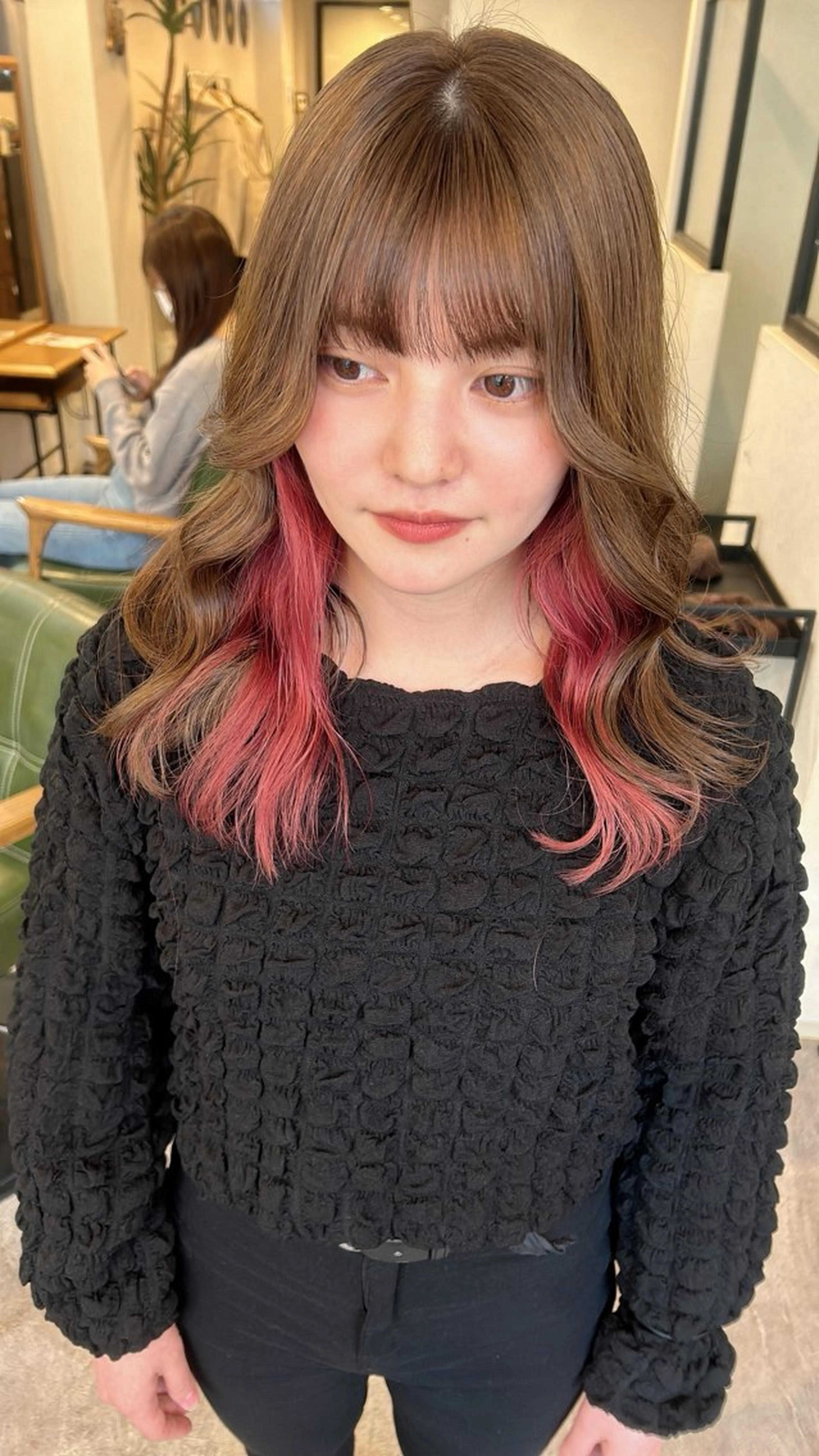 ロング カラー イヤリングカラー Yo ／ ulu.のヘアスタイル