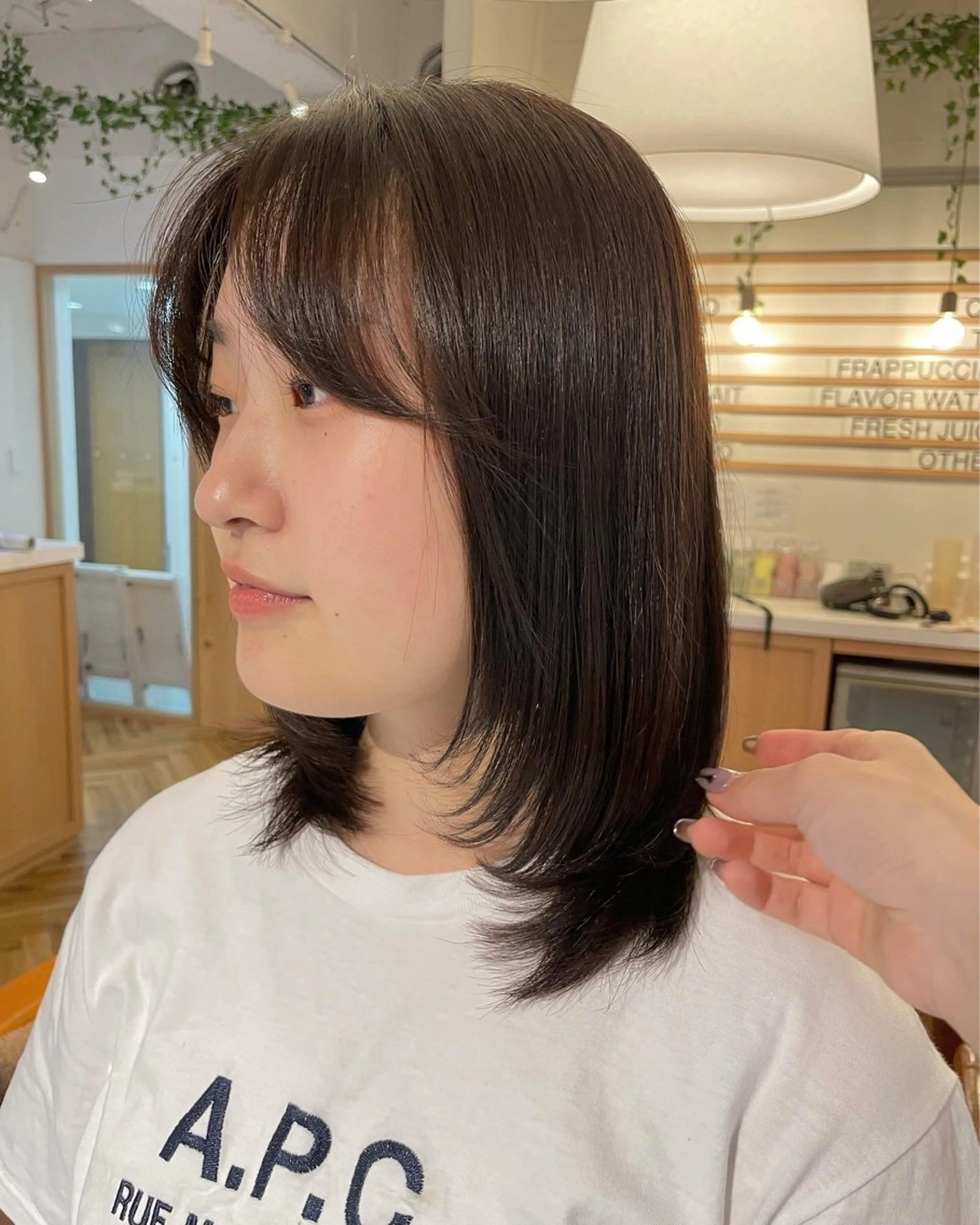 ミディアム カラー Ogata Marinaのヘアスタイル