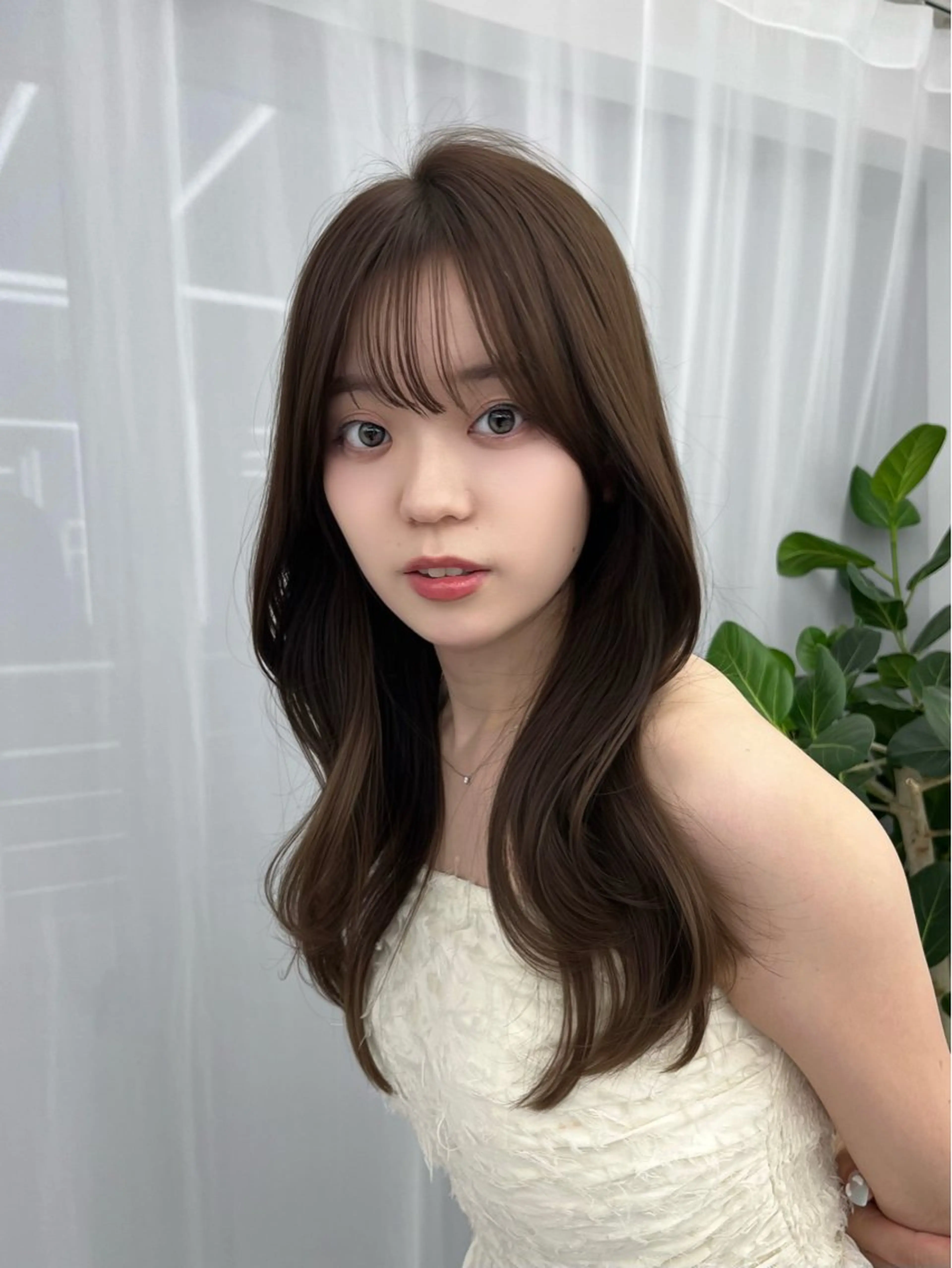 ロング カラー カット ヘアカラー トリートメント レイヤーカット顔周り /アレンジ伊藤彪真のヘアスタイル