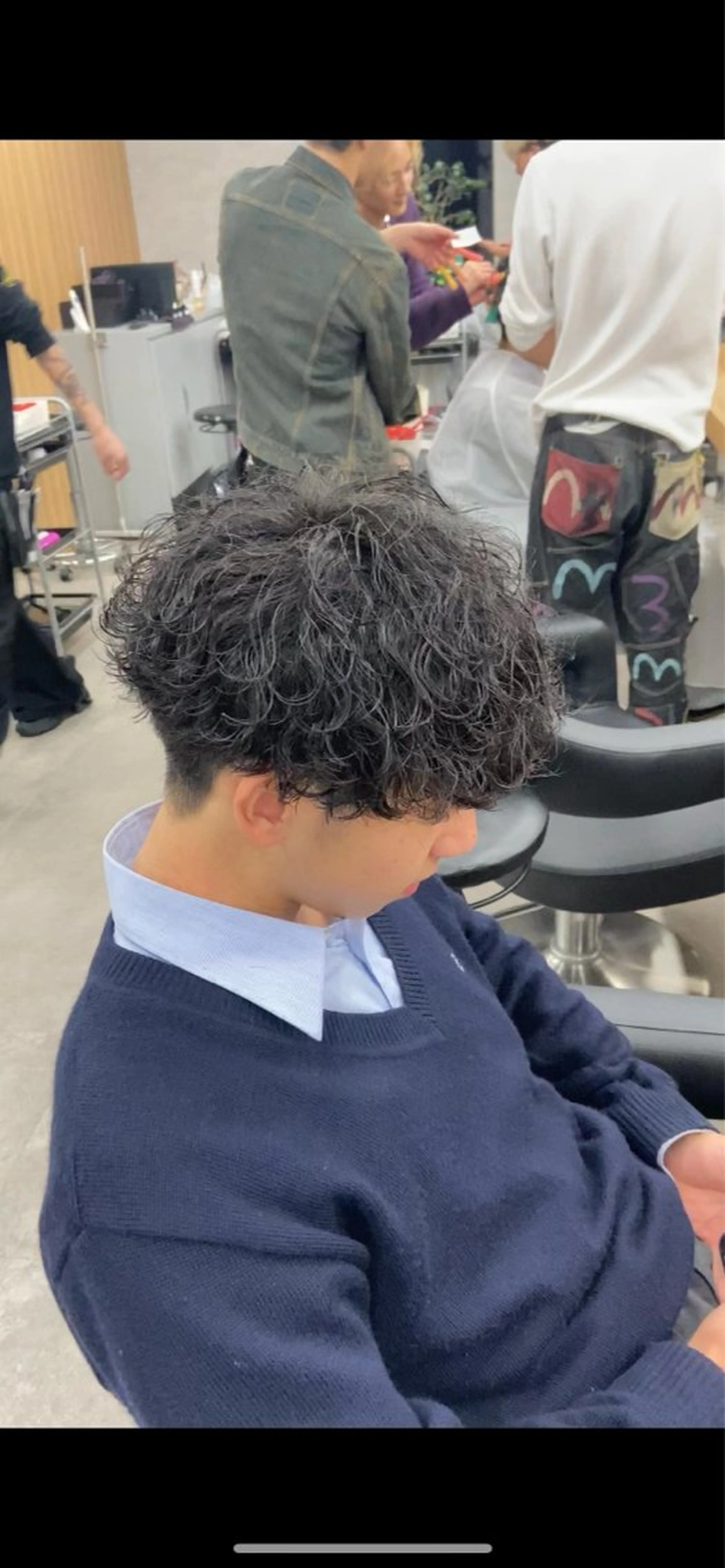 パーマ メンズ カット パーマ ヘアセット 波巻き/サーフカール 🌊吉野裕稀のヘアスタイル