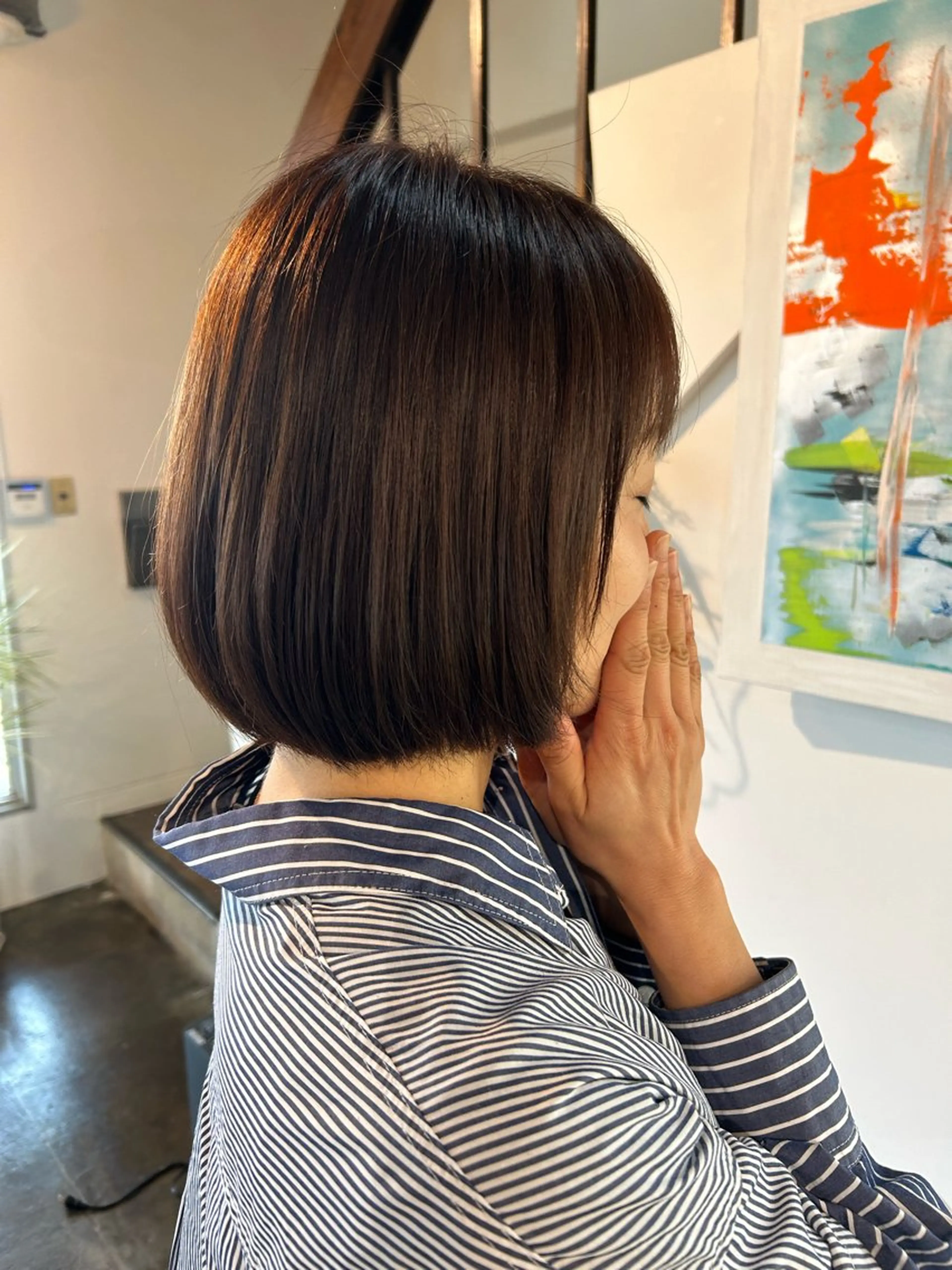 ショート カラー 透明感カラー 暖色shihoのヘアスタイル