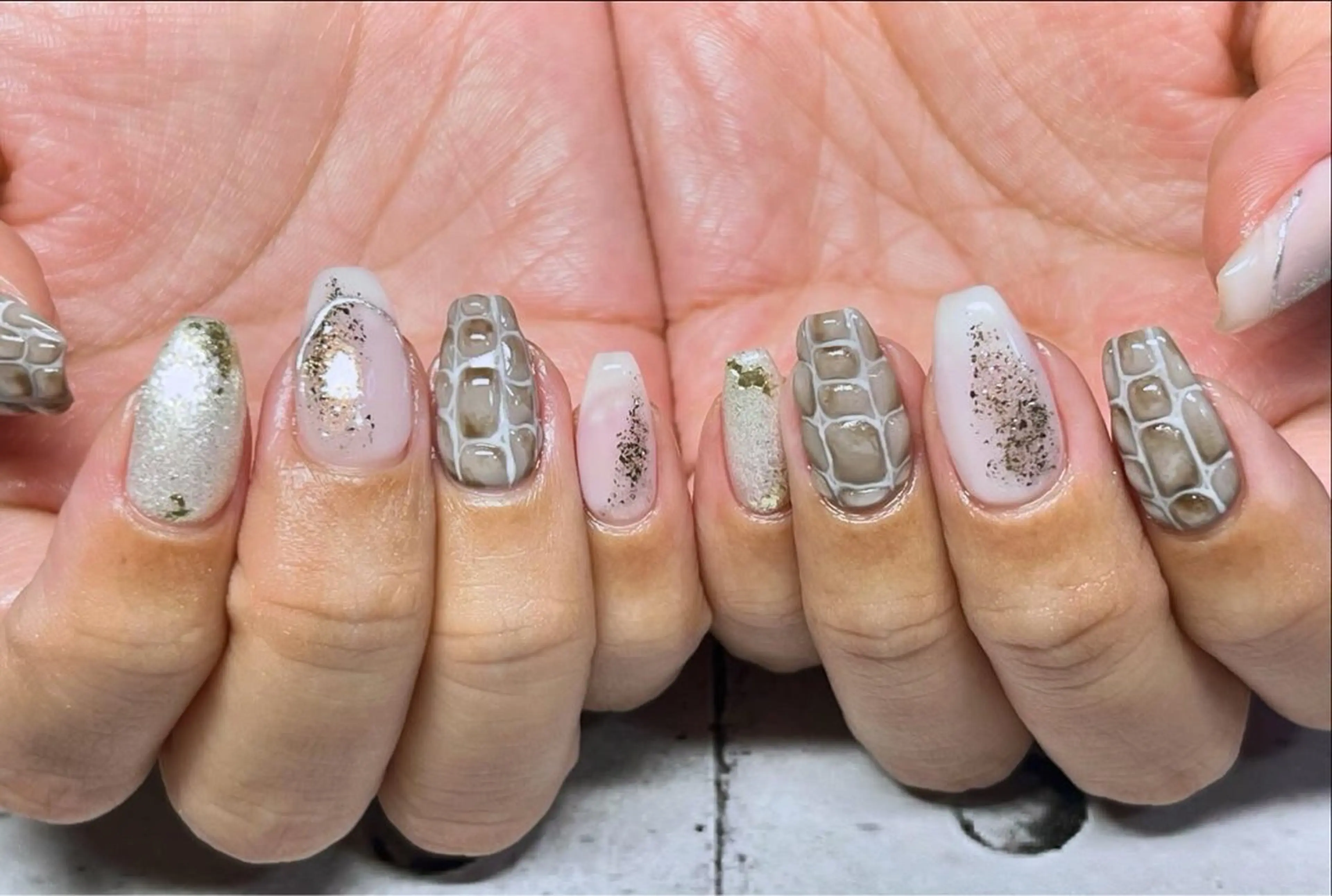 ネイル アートネイル ハンドネイル まり りぃ〜んのネイルデザイン