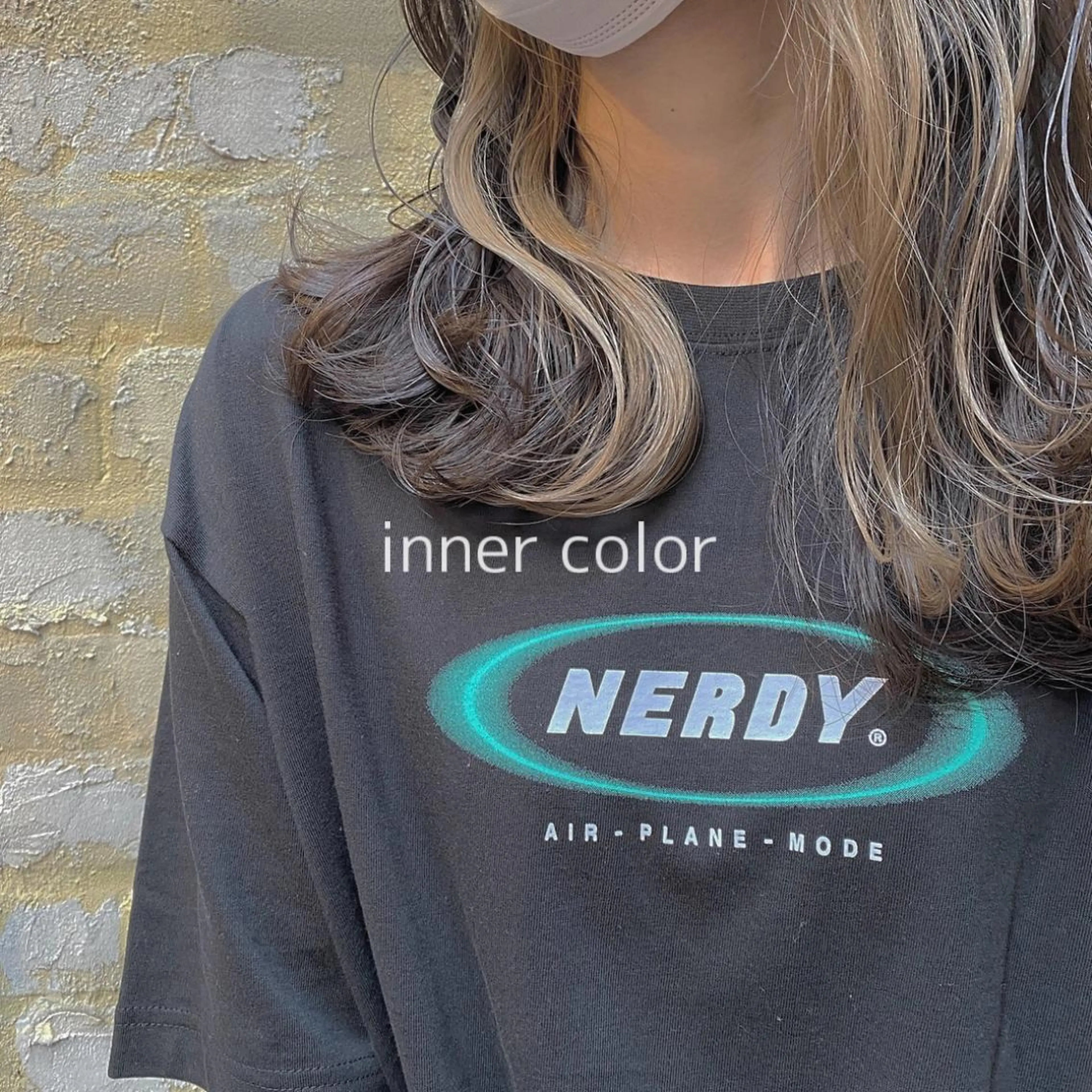 セミロング カラー CLUTCH天王寺 西藤遥河のヘアスタイル