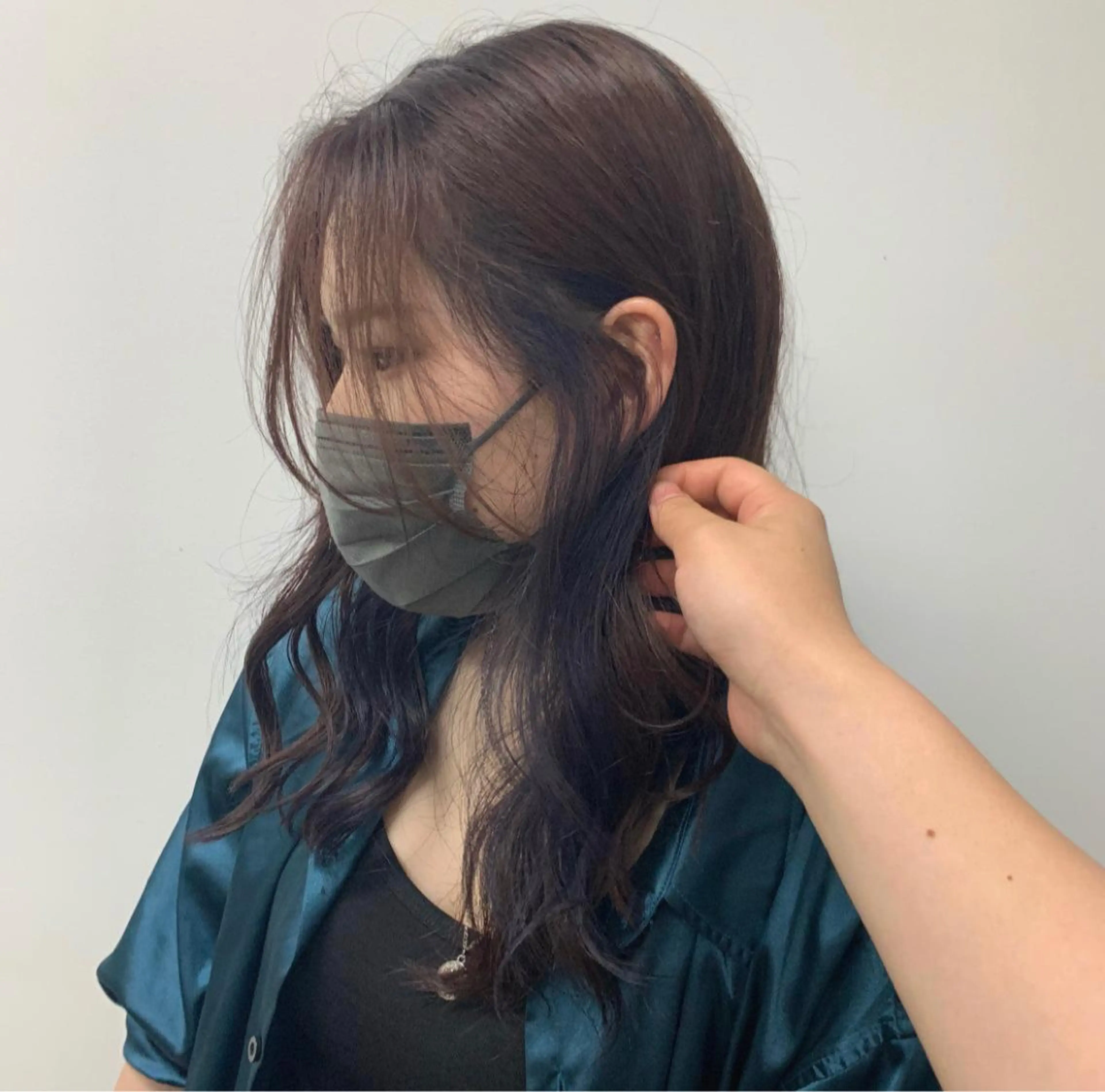 ロング カラー ヘアカラー 🎀透明感×ちゅるん ピンク🎀ゆきののヘアスタイル