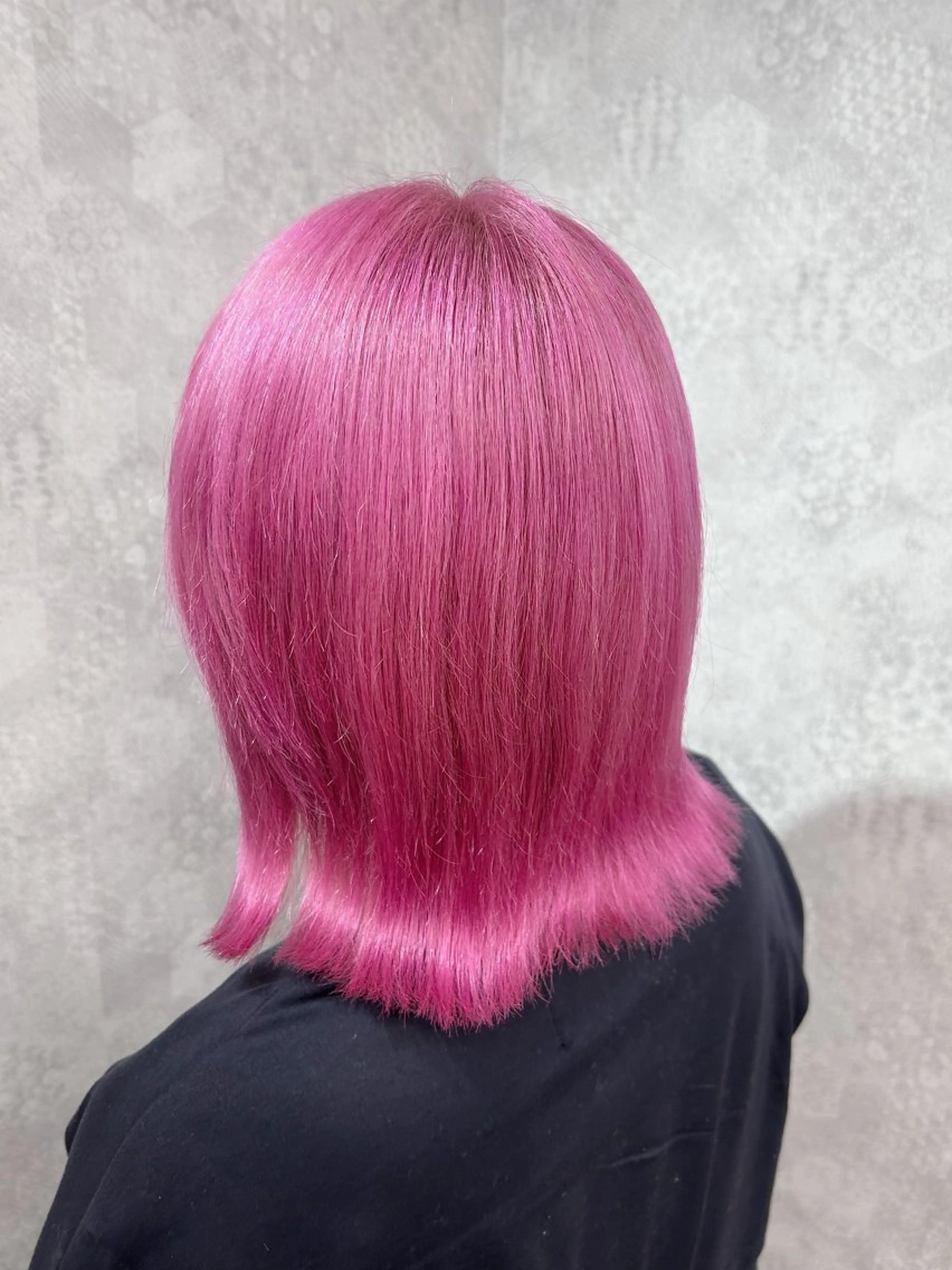 ショート カラー ヘアカラー トリートメント ヘアセット 💕誰より可愛い💕 ピンク🎀YUUKAのヘアスタイル