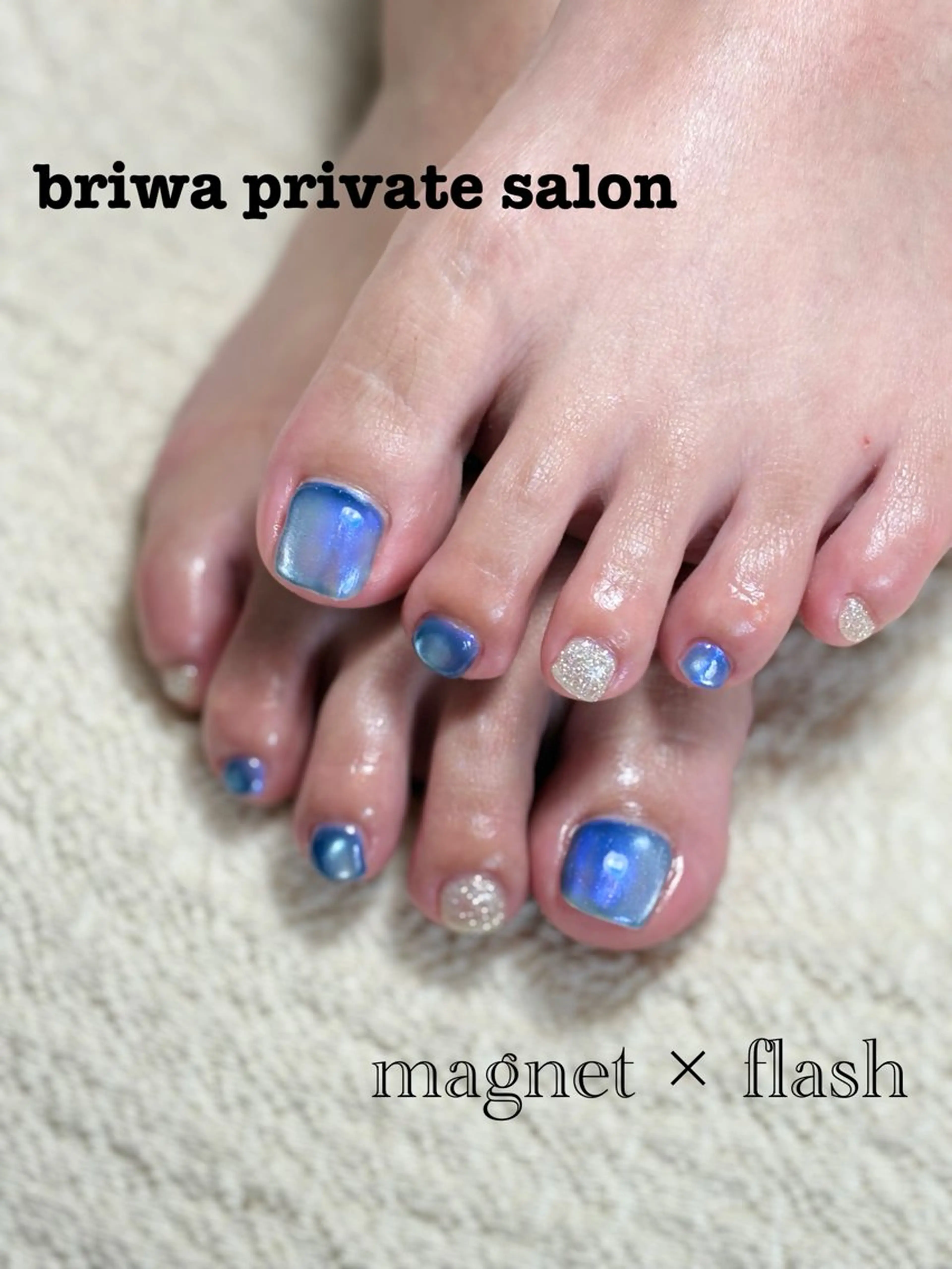 ネイル フットネイル Briwa✨nail 💅enoi ❤︎のネイルデザイン