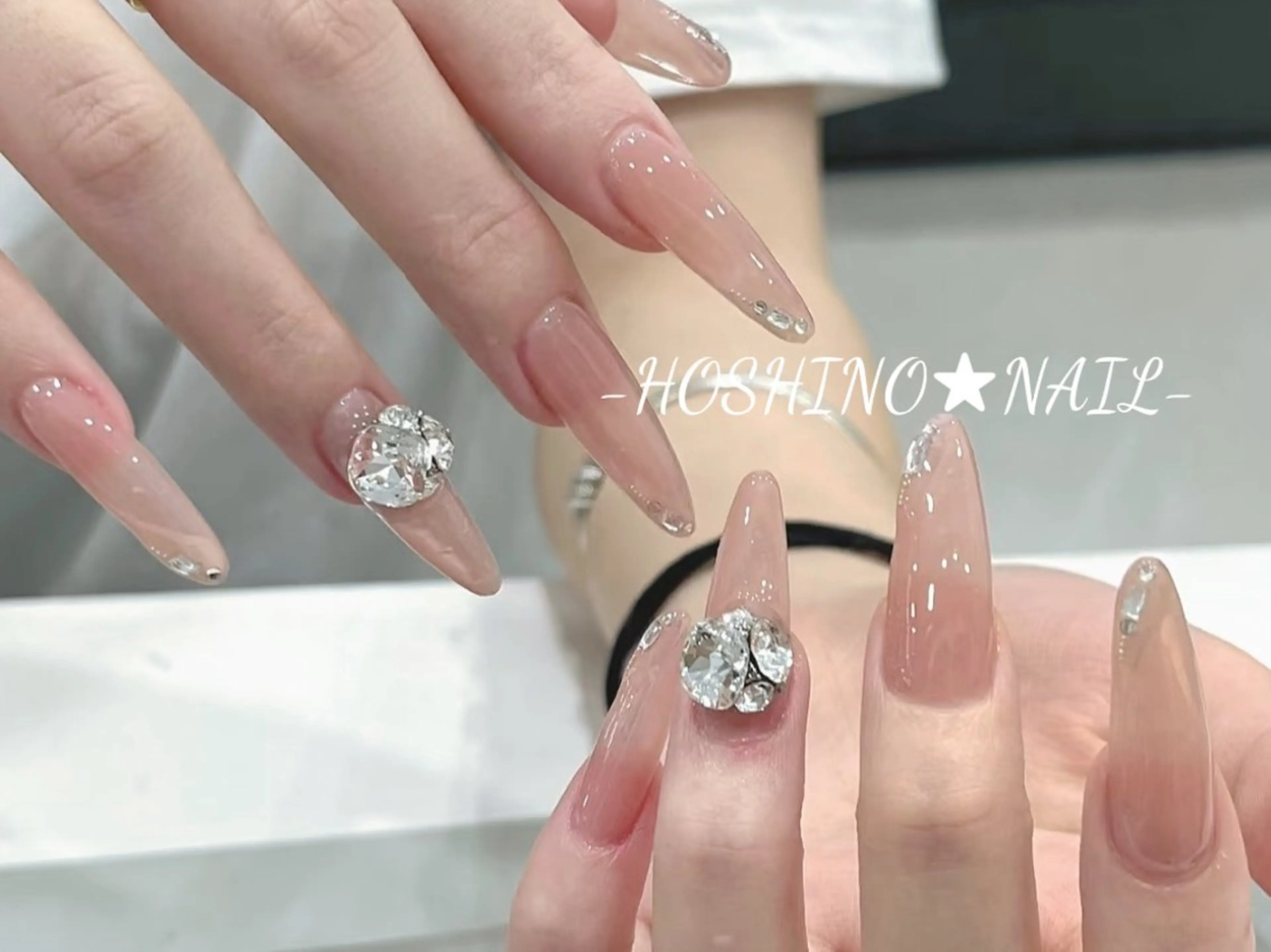 ネイル オーロラネイル チークネイル ドット フットネイル フレンチネイル ハンドネイル ★HOSHINO NAIL★新宿店のネイルデザイン