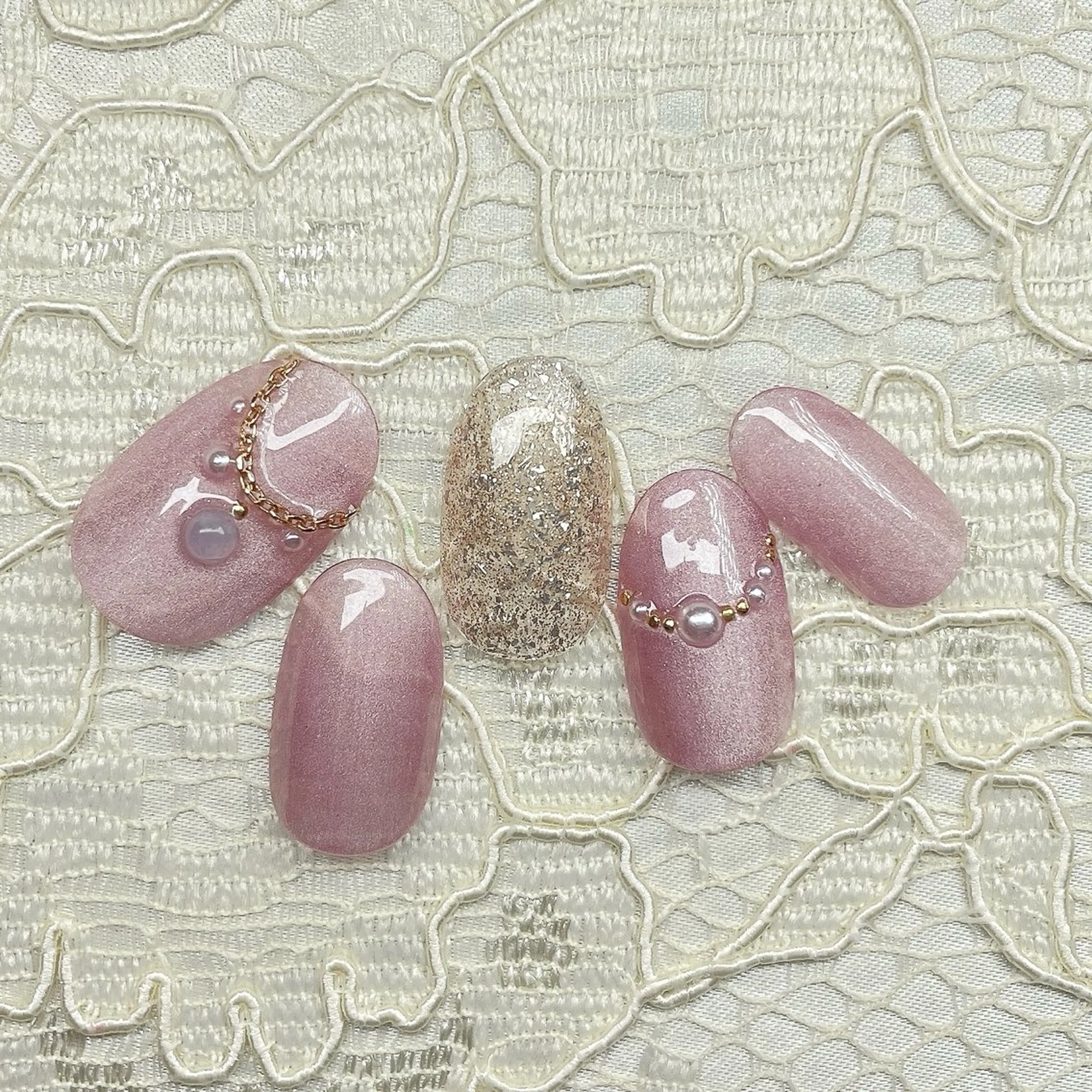ネイル Aube Nail 佐藤のネイルデザイン