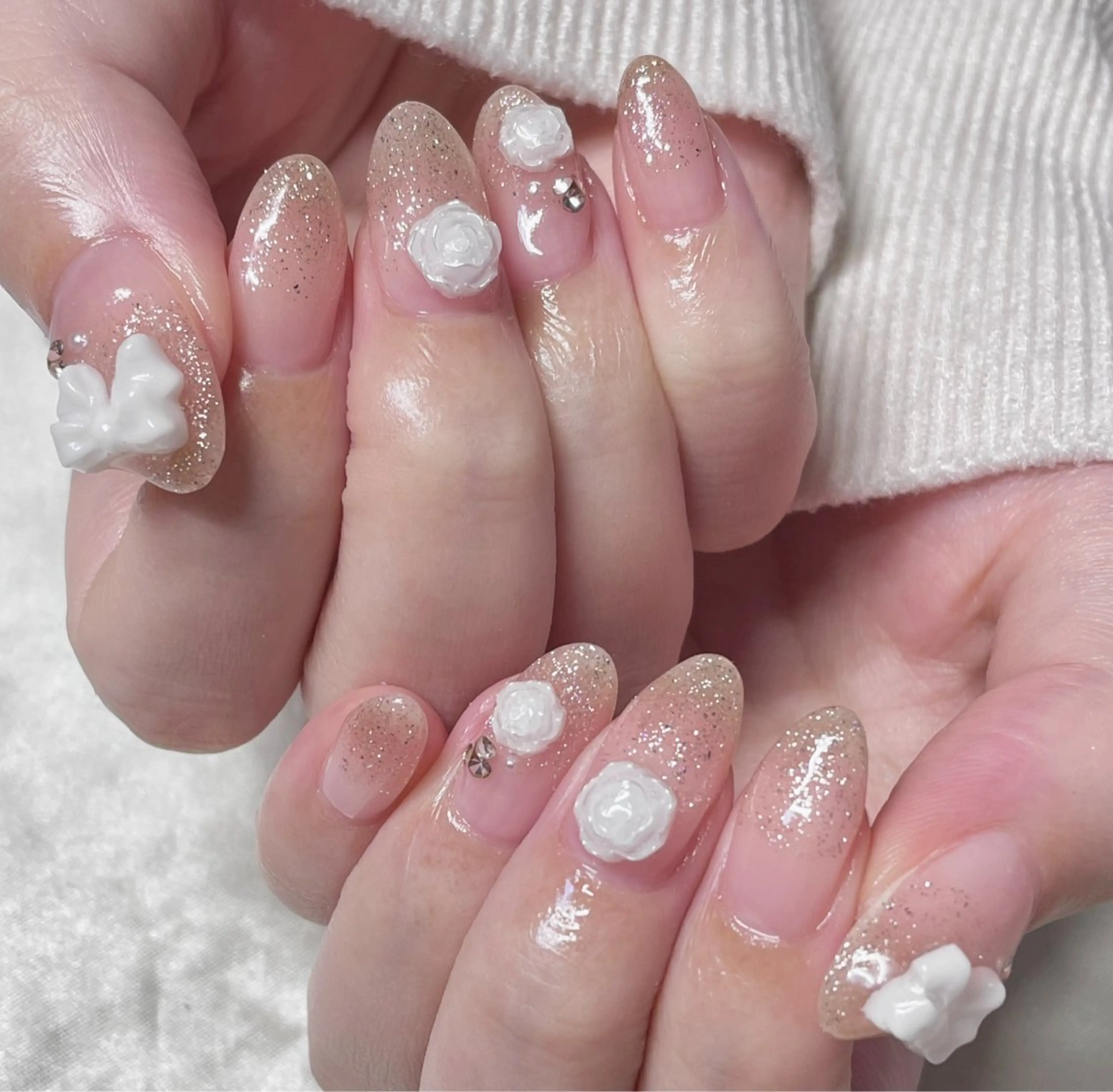 ネイル 長さ出し ハンドネイル RUMI nailのネイルデザイン