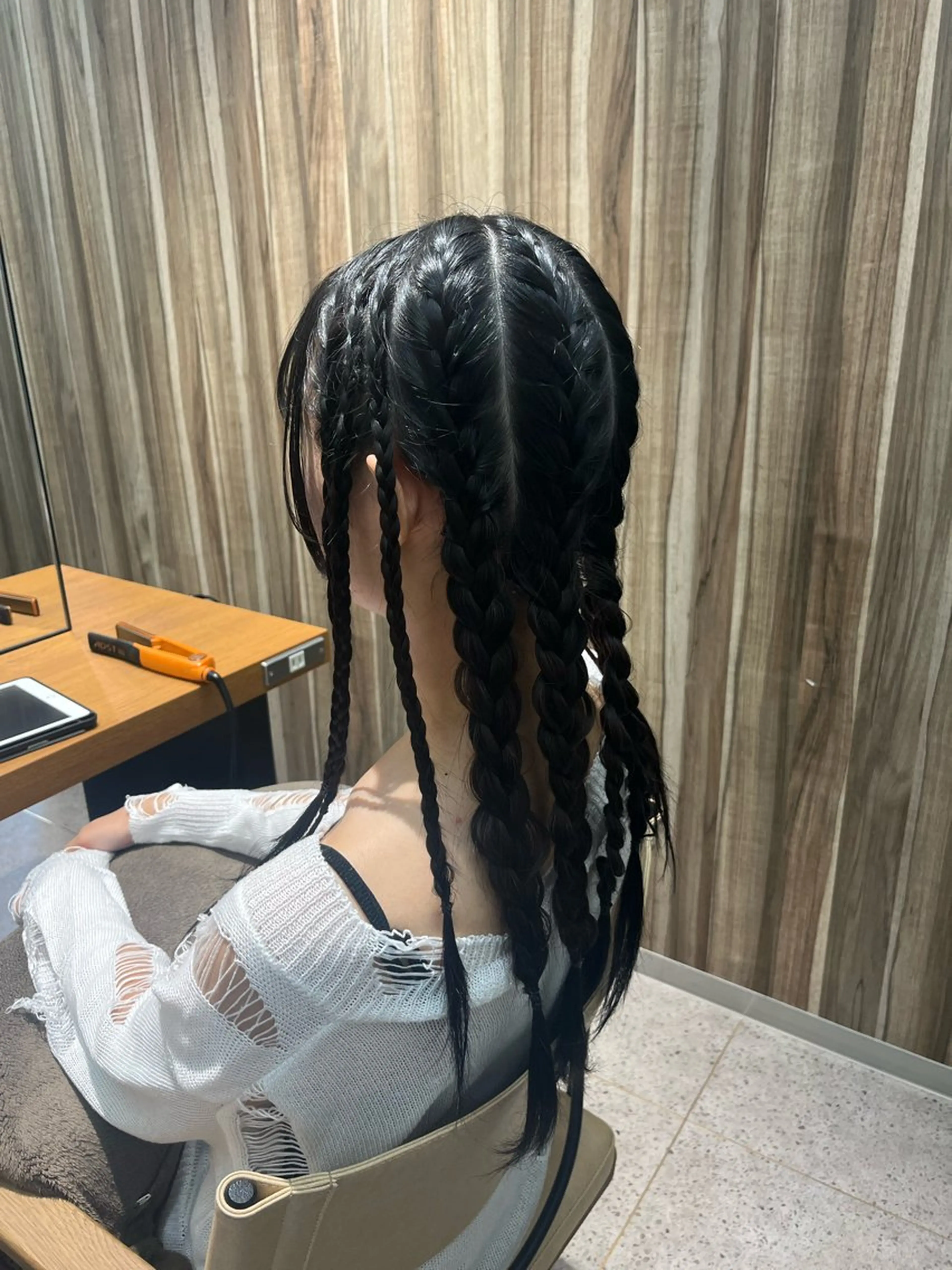 ロング ヘアアレンジ メンズパーマモデル ／浅野未来🌼.*のヘアスタイル