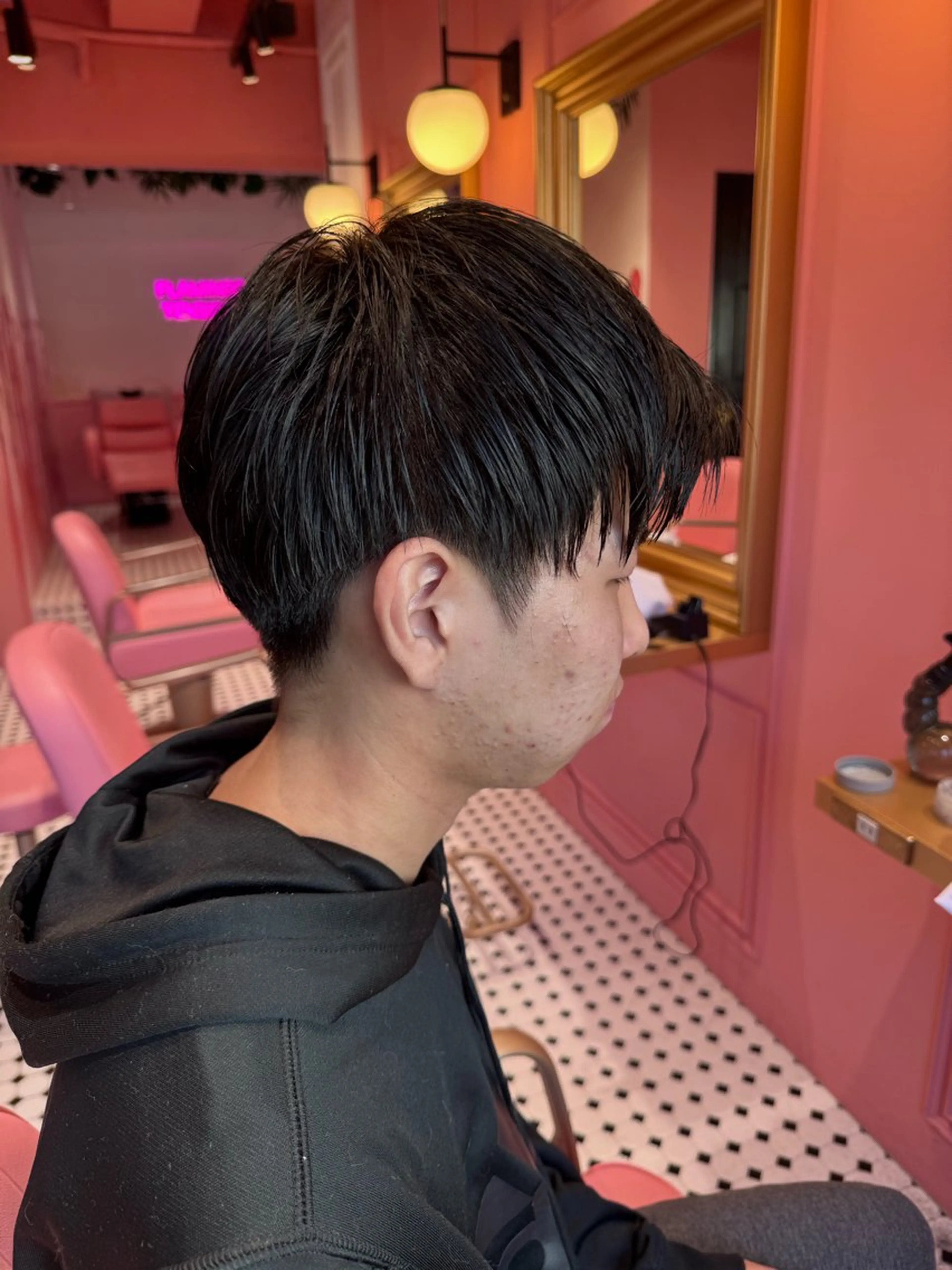 メンズ miyu ボブモデル募集中のヘアスタイル