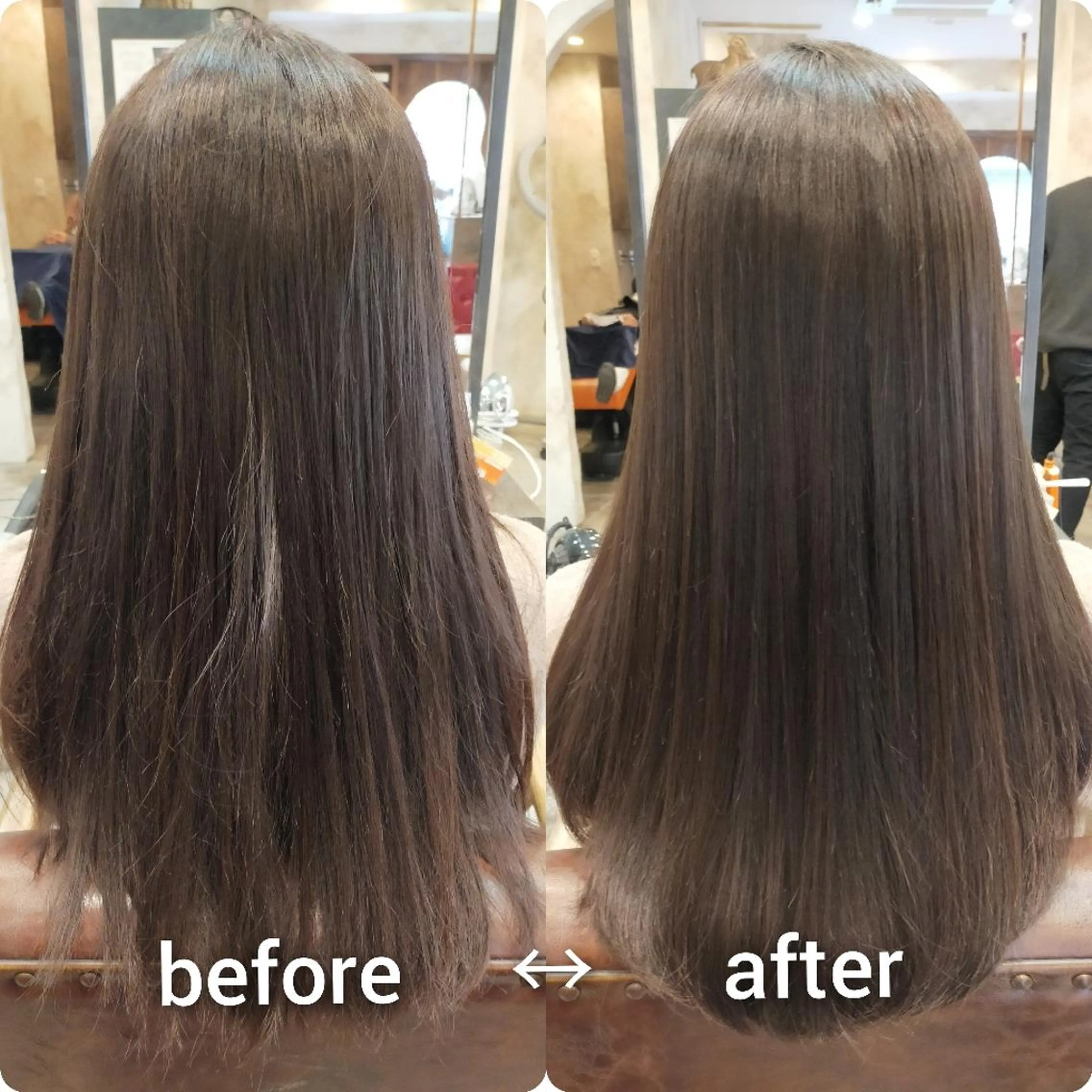 セミロング パーマ カラー カット 縮毛矯正 トリートメント 【艶髪特化】 山下 雄輝のヘアスタイル