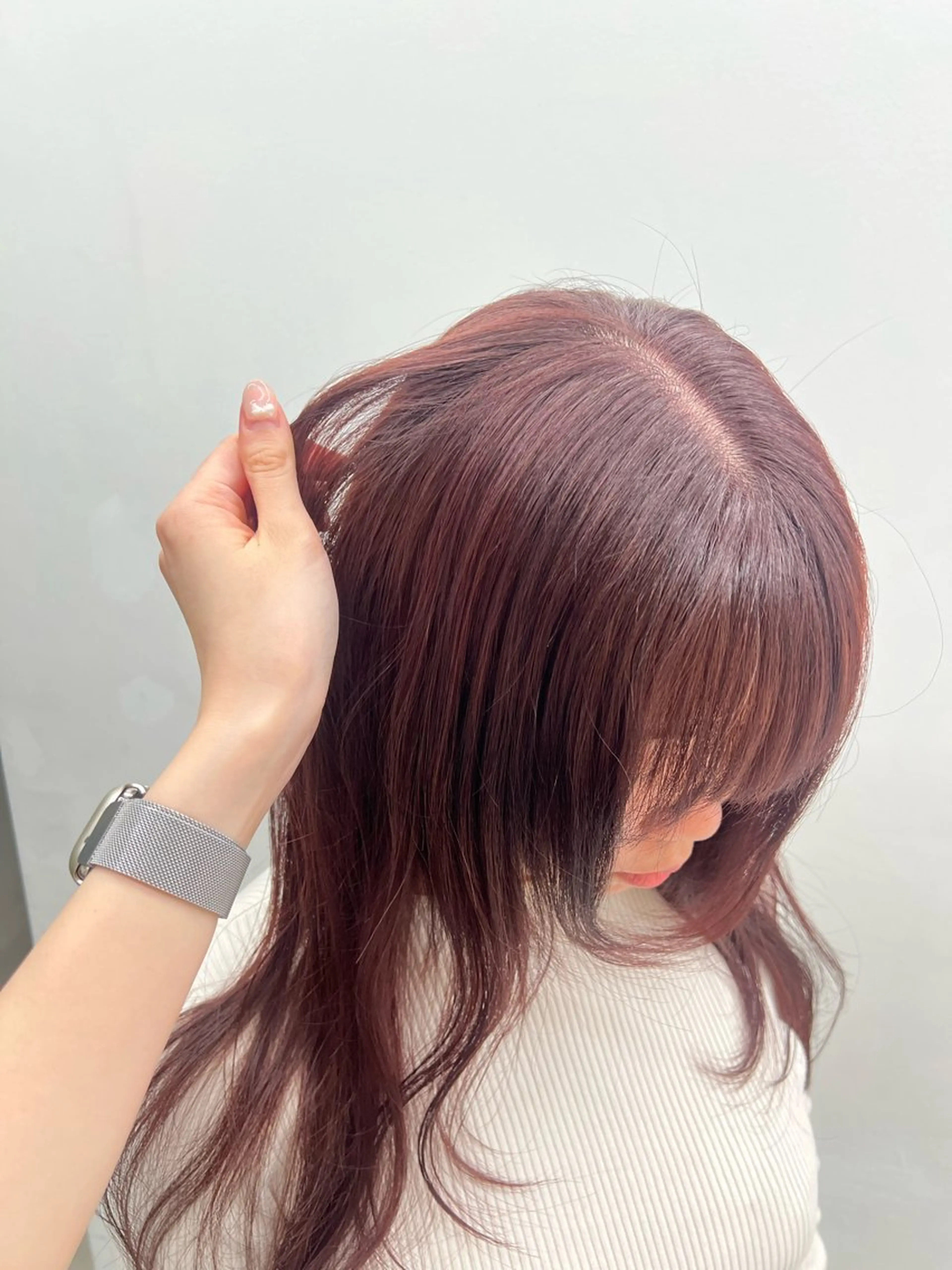 ロング ヘアカラー Lomalia もえかのヘアスタイル