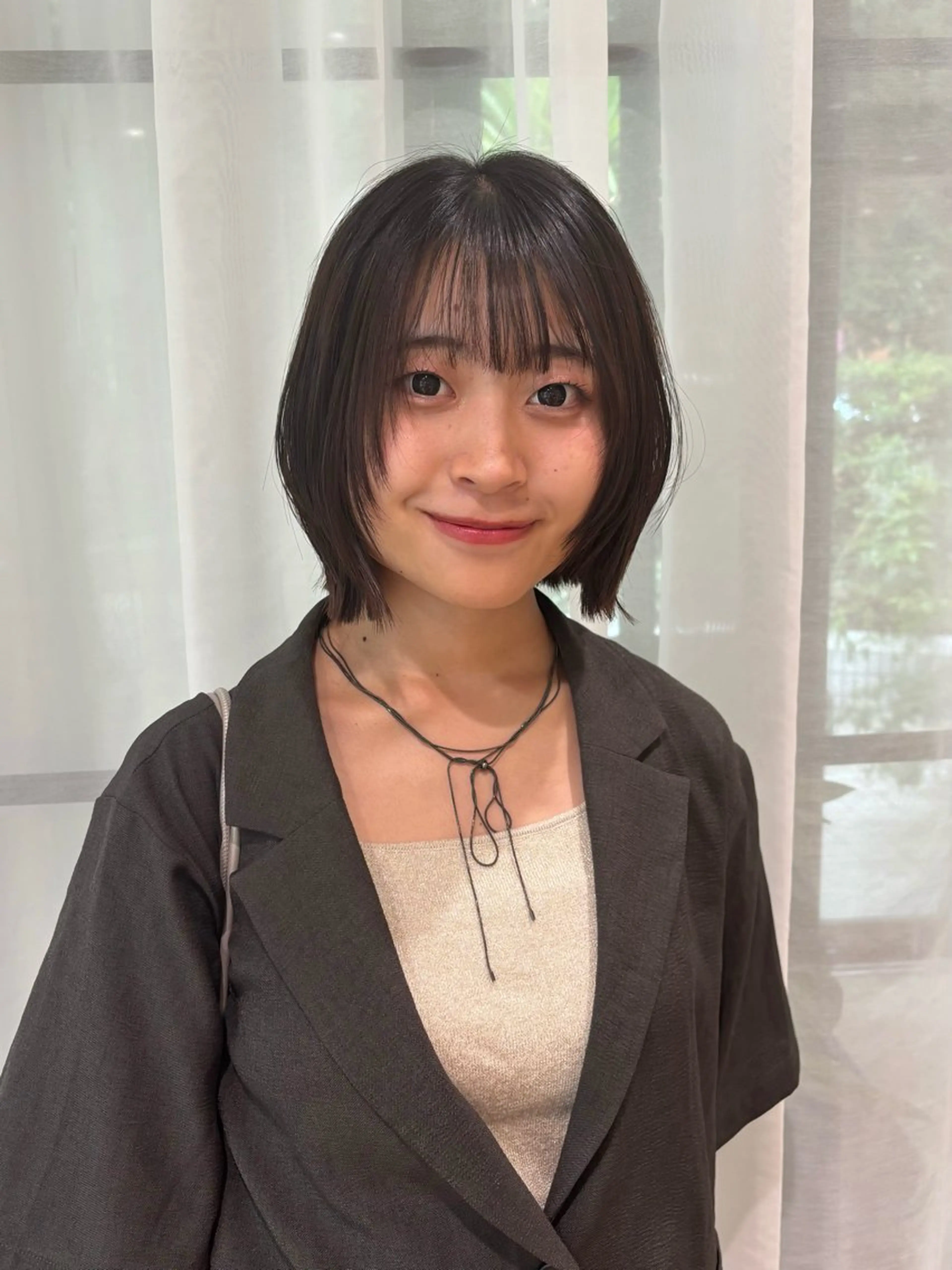 ミディアム ボブ レイヤーカット ウルフカット ウルフレイヤー カット 梅田美容室/カット /Maoのヘアスタイル