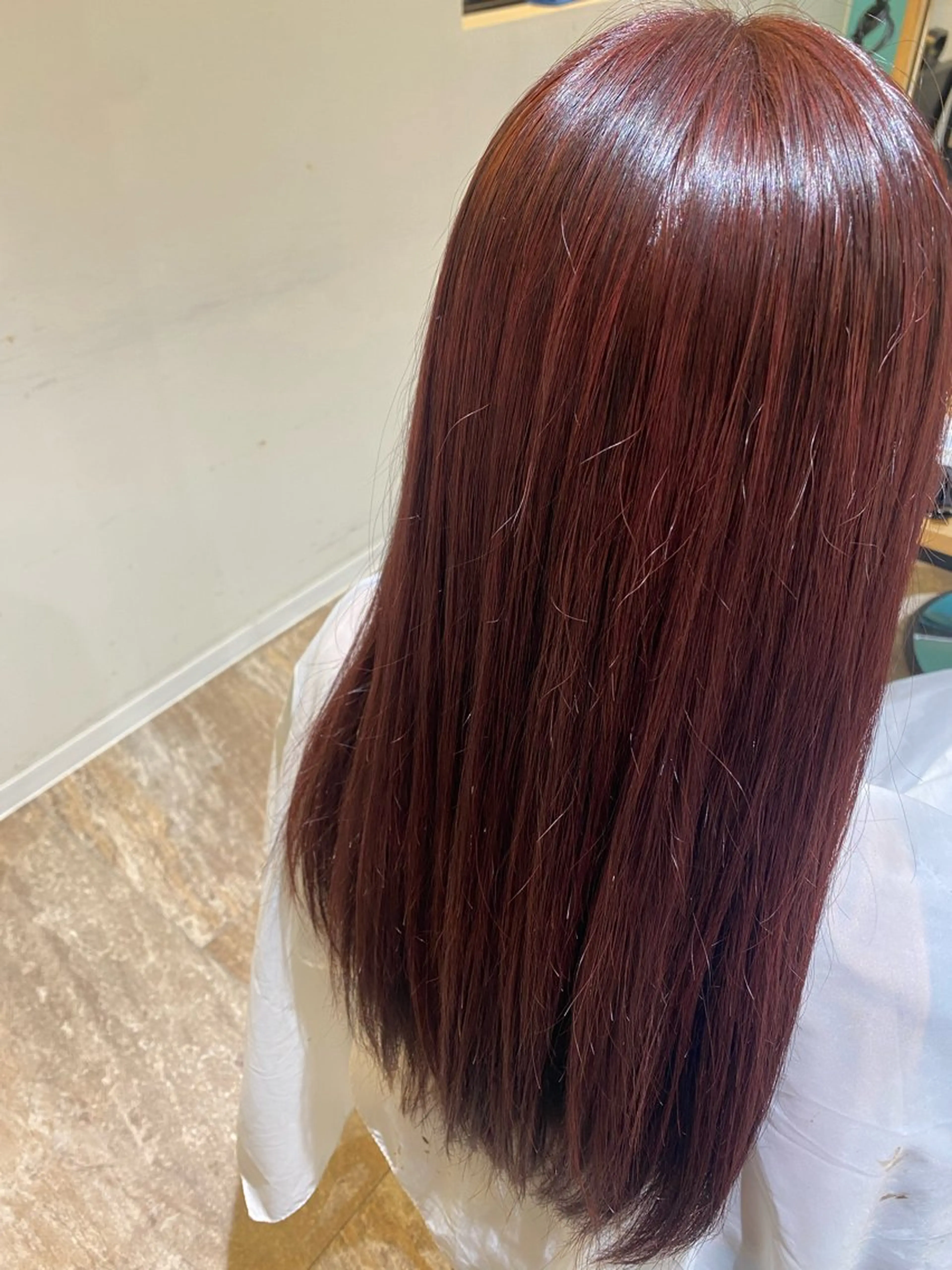 カラー ボルドーカラー ヘアカラー @RICH ヒカルのヘアスタイル