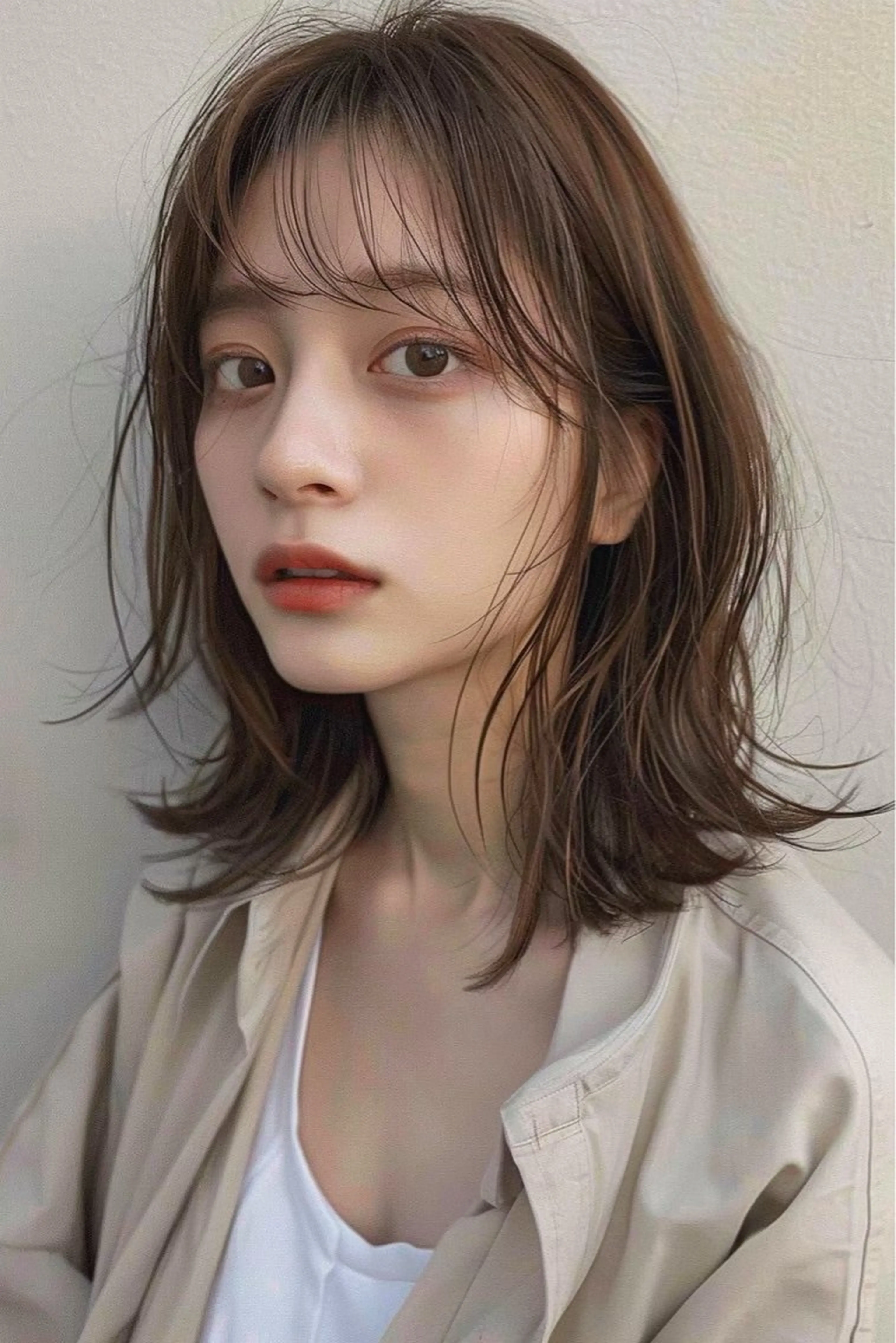 ミディアム カラー カット ヘアカラー トリートメント 12月15日 予約🆗YUTOのヘアスタイル