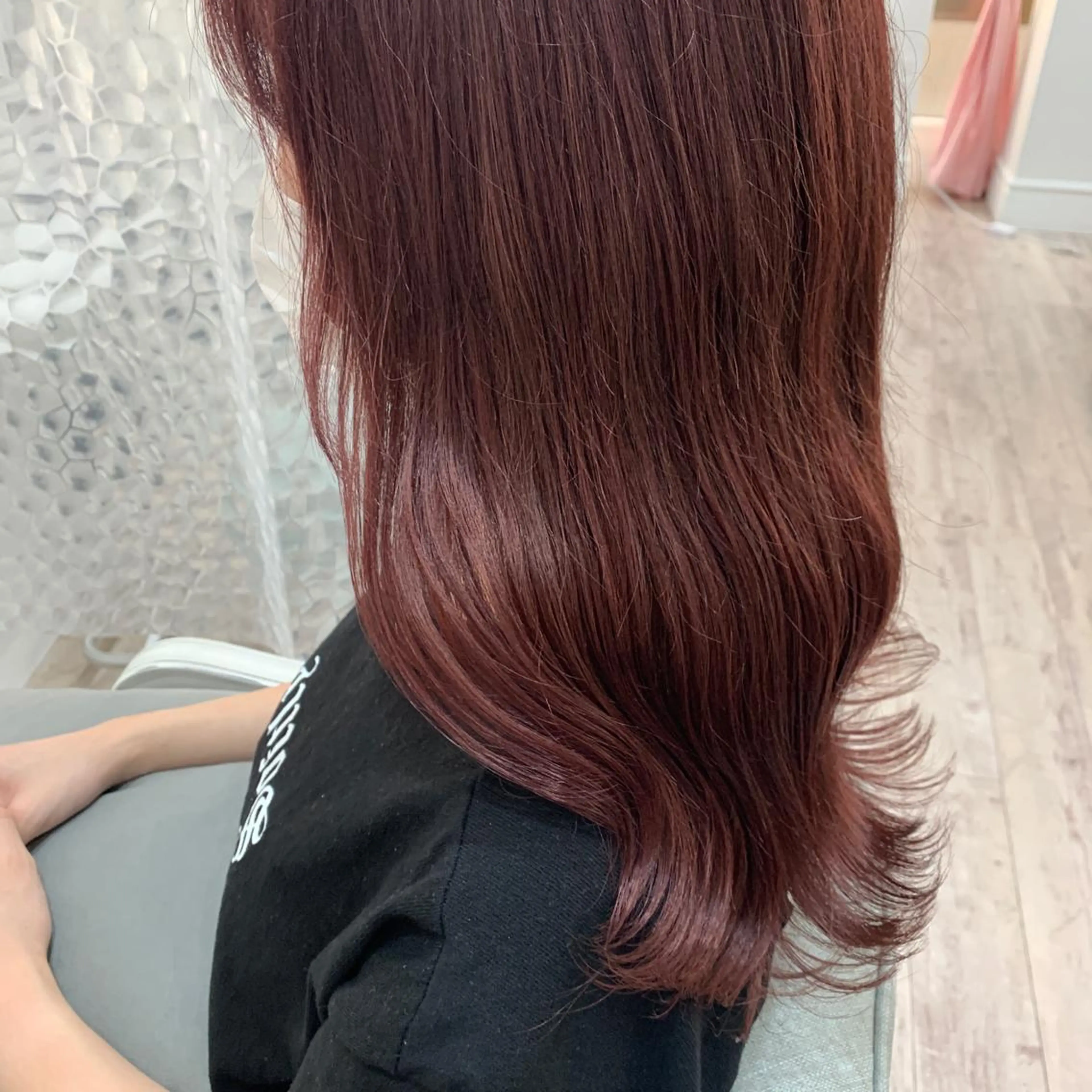 セミロング カラー HARUKA韓国ヘア /Luana梅田のヘアスタイル