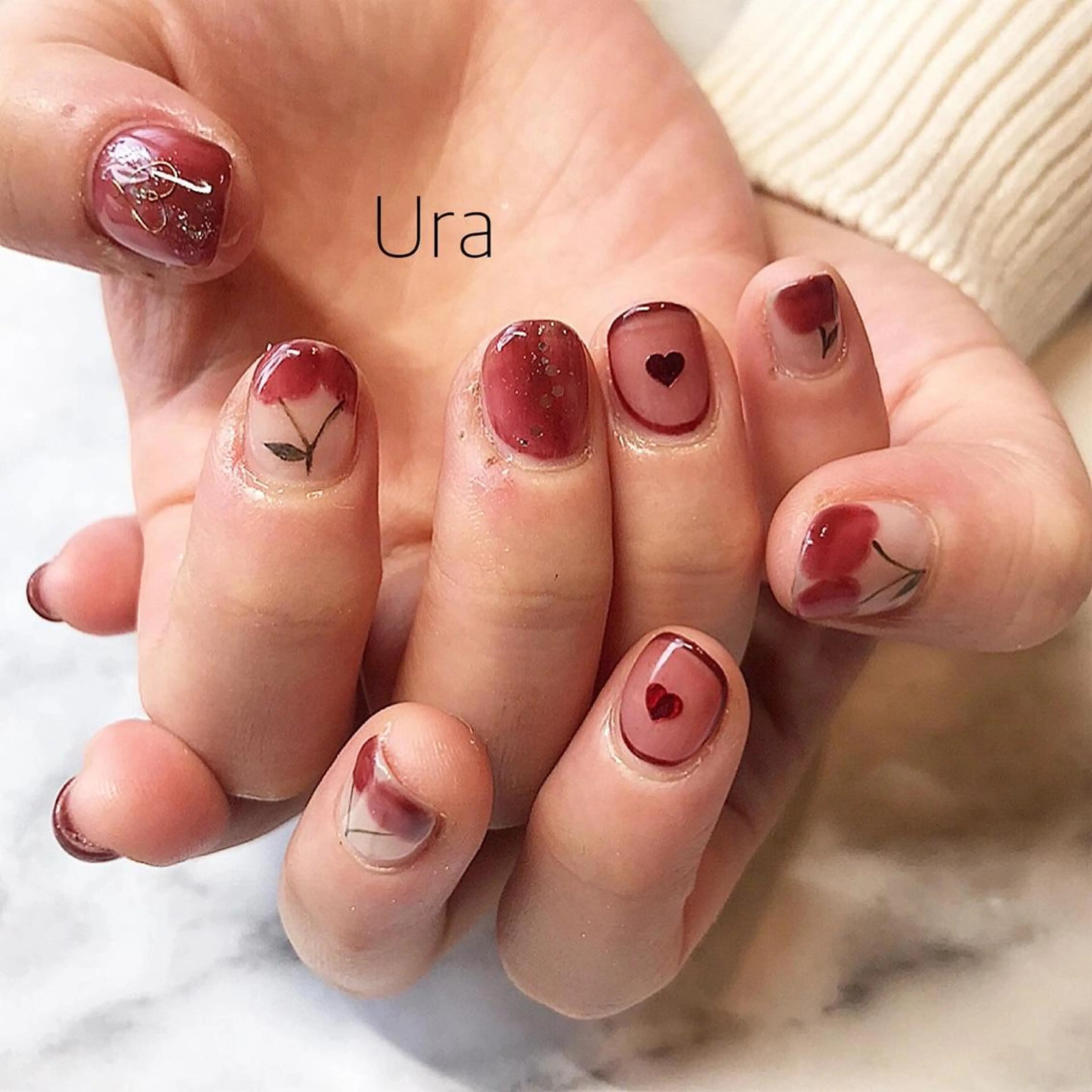 ネイル ハンドネイル UrakoNail 《nail》のネイルデザイン