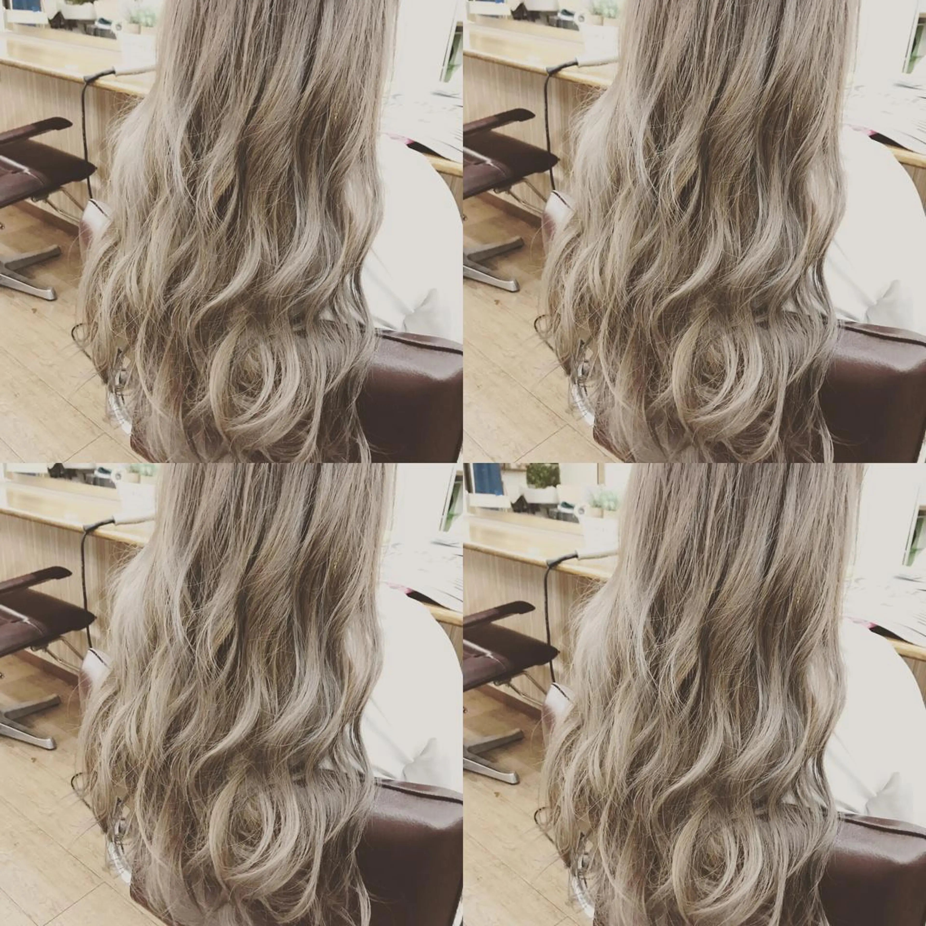 セミロング カラー ブリーチ アンダーバーホワイト_WHITE所属・_WHITE芝本 賢吾【天王寺店】のヘアスタイル