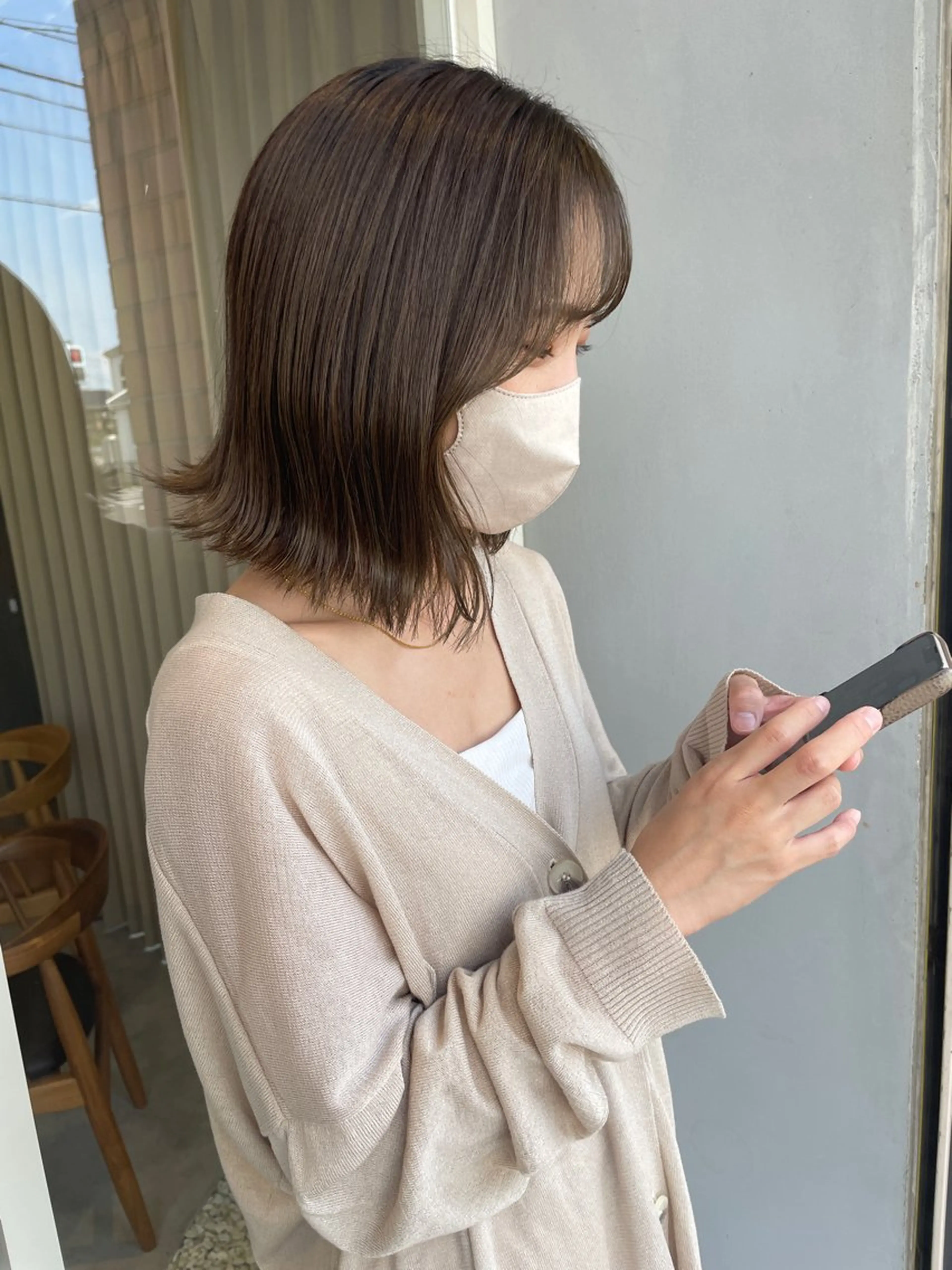 ミディアム カラー ブリーチ ダブルカラー ブリーチなしカラー ヘアカラー トリートメント Tim【ティム】所属・ヘアセット大募集 ˗ˋˏairiˎˊ˗のヘアスタイル