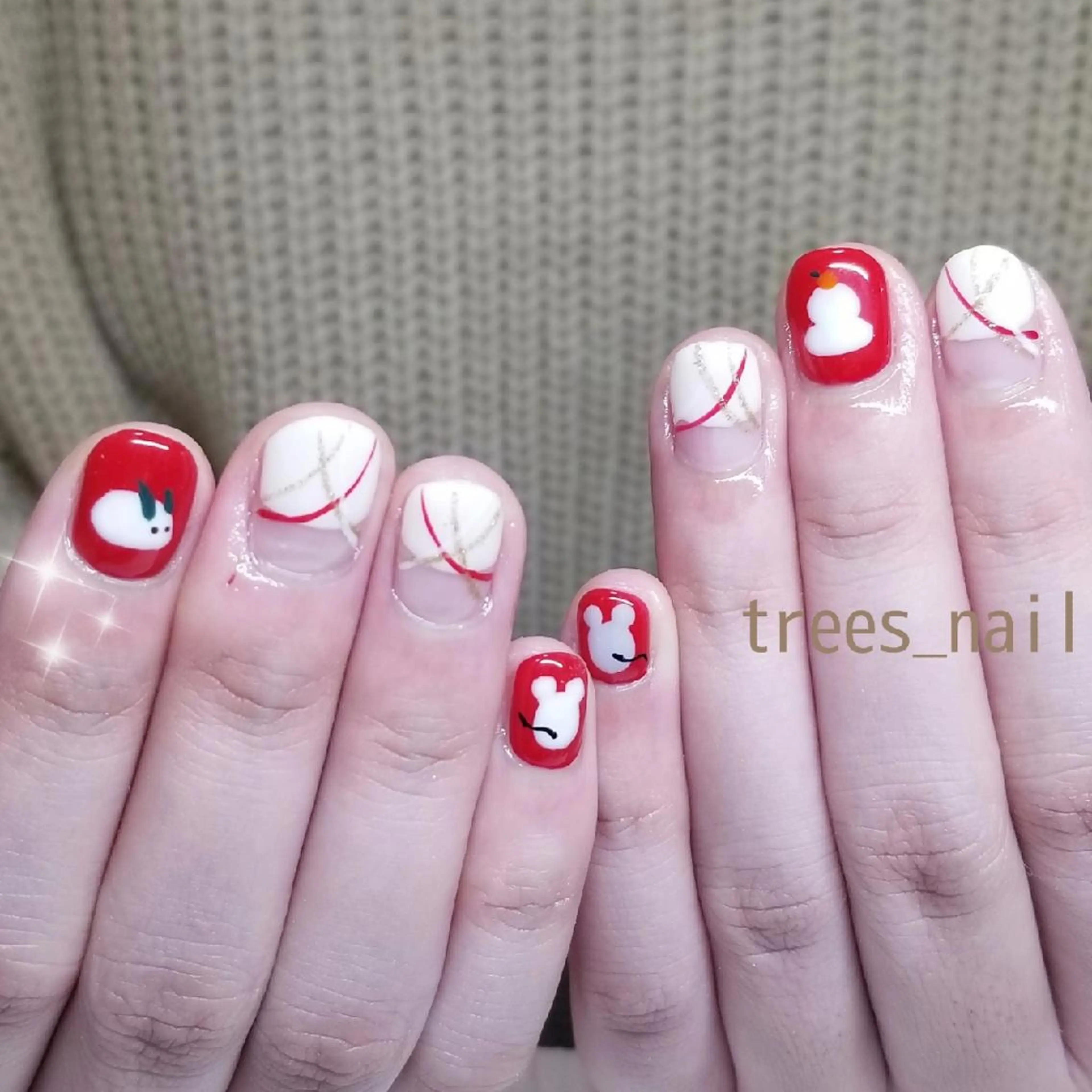 ネイル アートネイル 冬ネイル ハンドネイル フットネイル trees_ nailのネイルデザイン