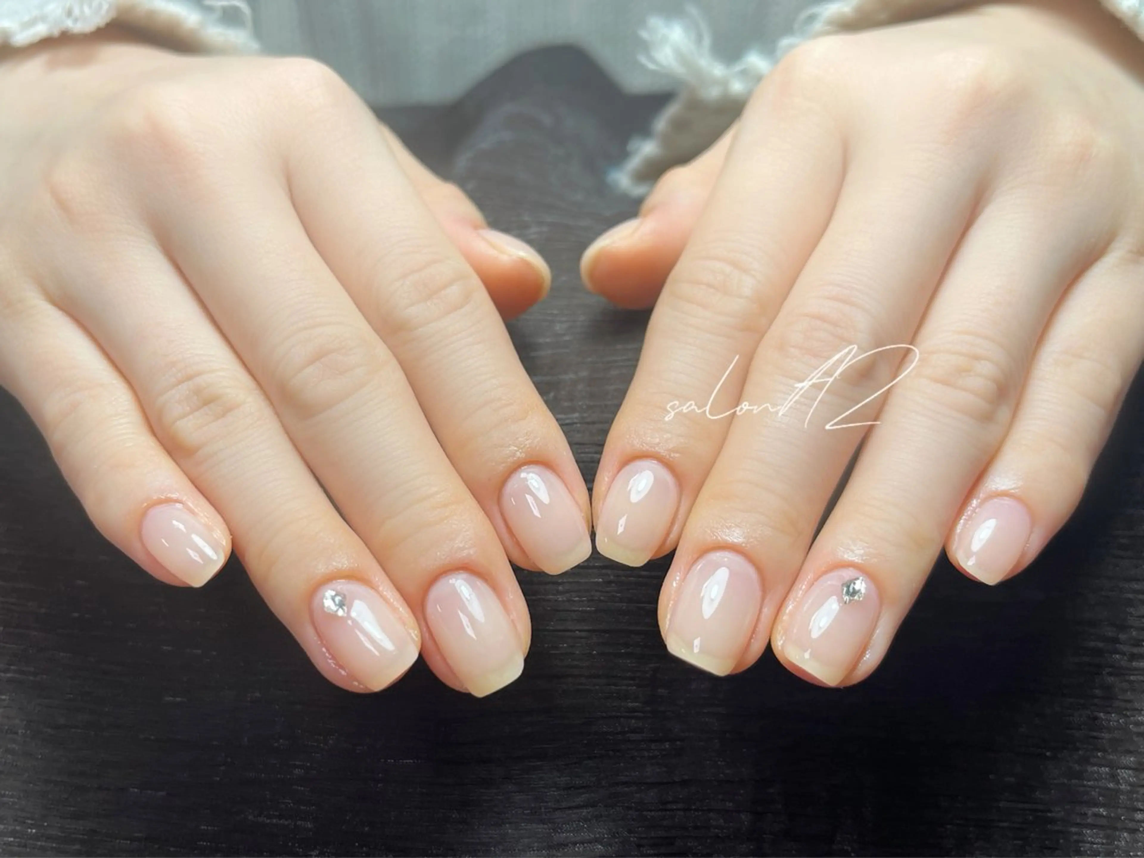 ネイル ストーンネイル ハンドネイル salonAZ トップネイリストのネイルデザイン