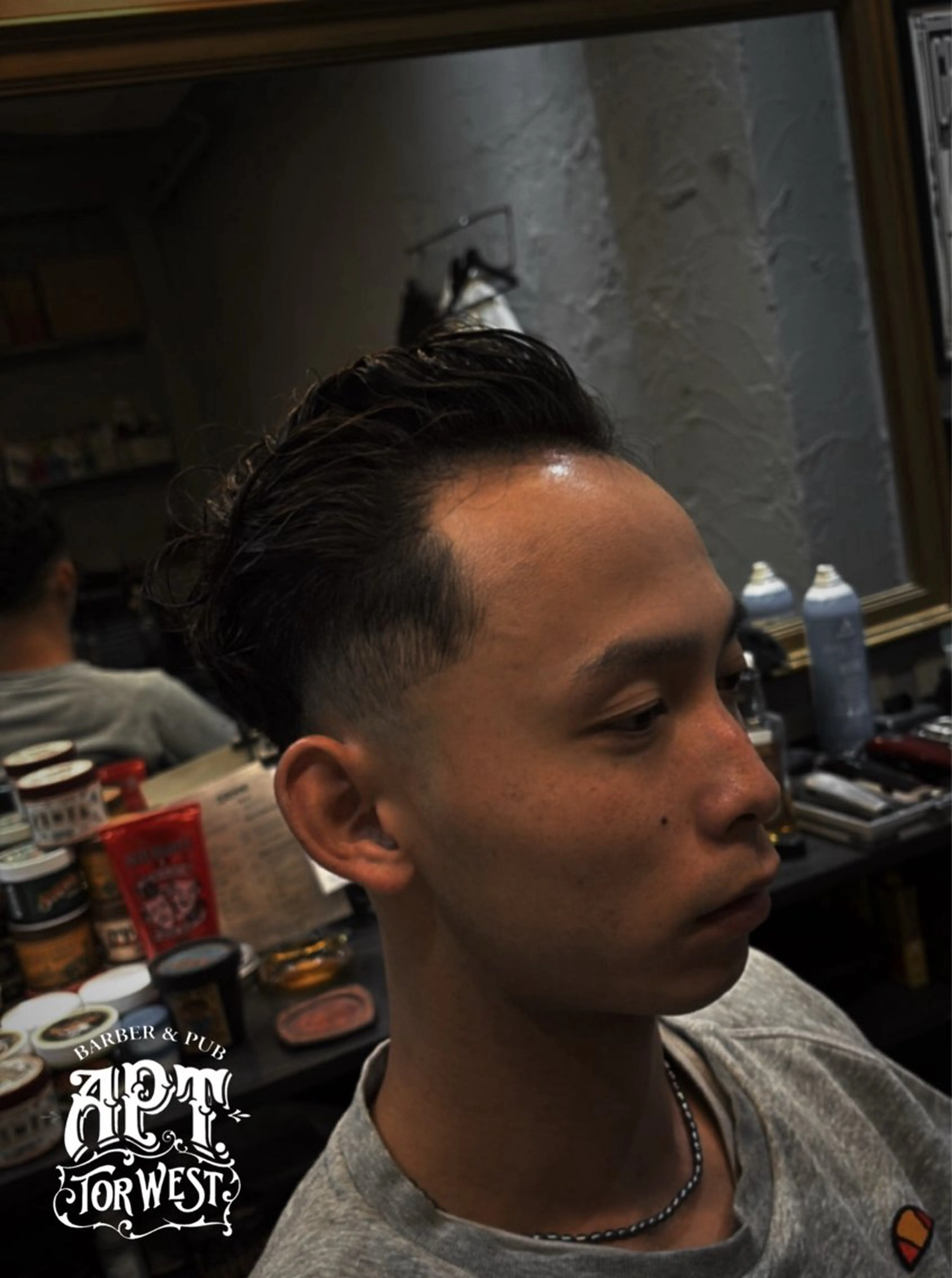 今なら無料できる!「フェードスタイル」カット+スタイリング(オーナーによりチェックあり)注意⚠️男性限定 21時以降限定の写真