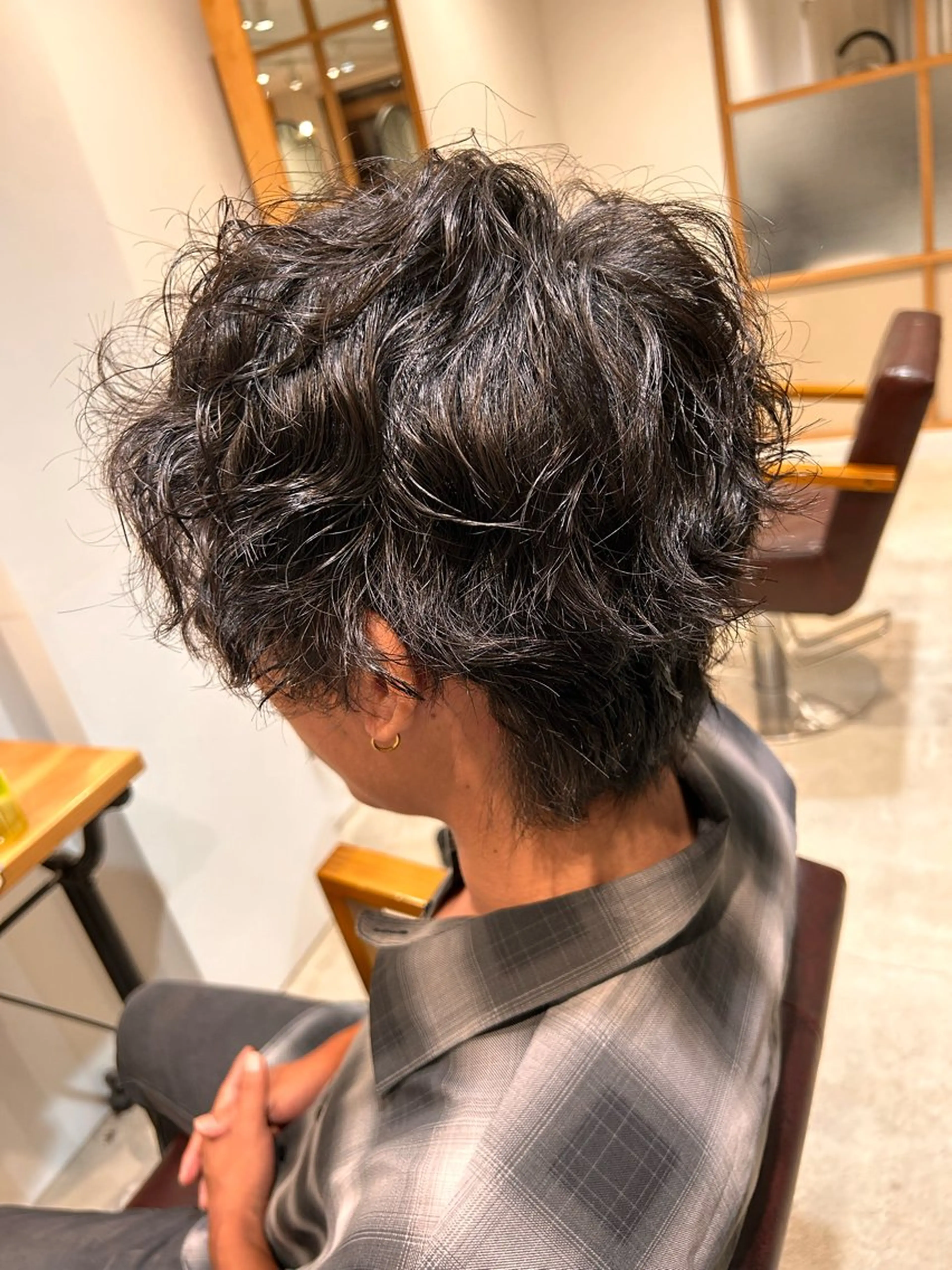 🚹メンズカット+スパイラルパーマの写真