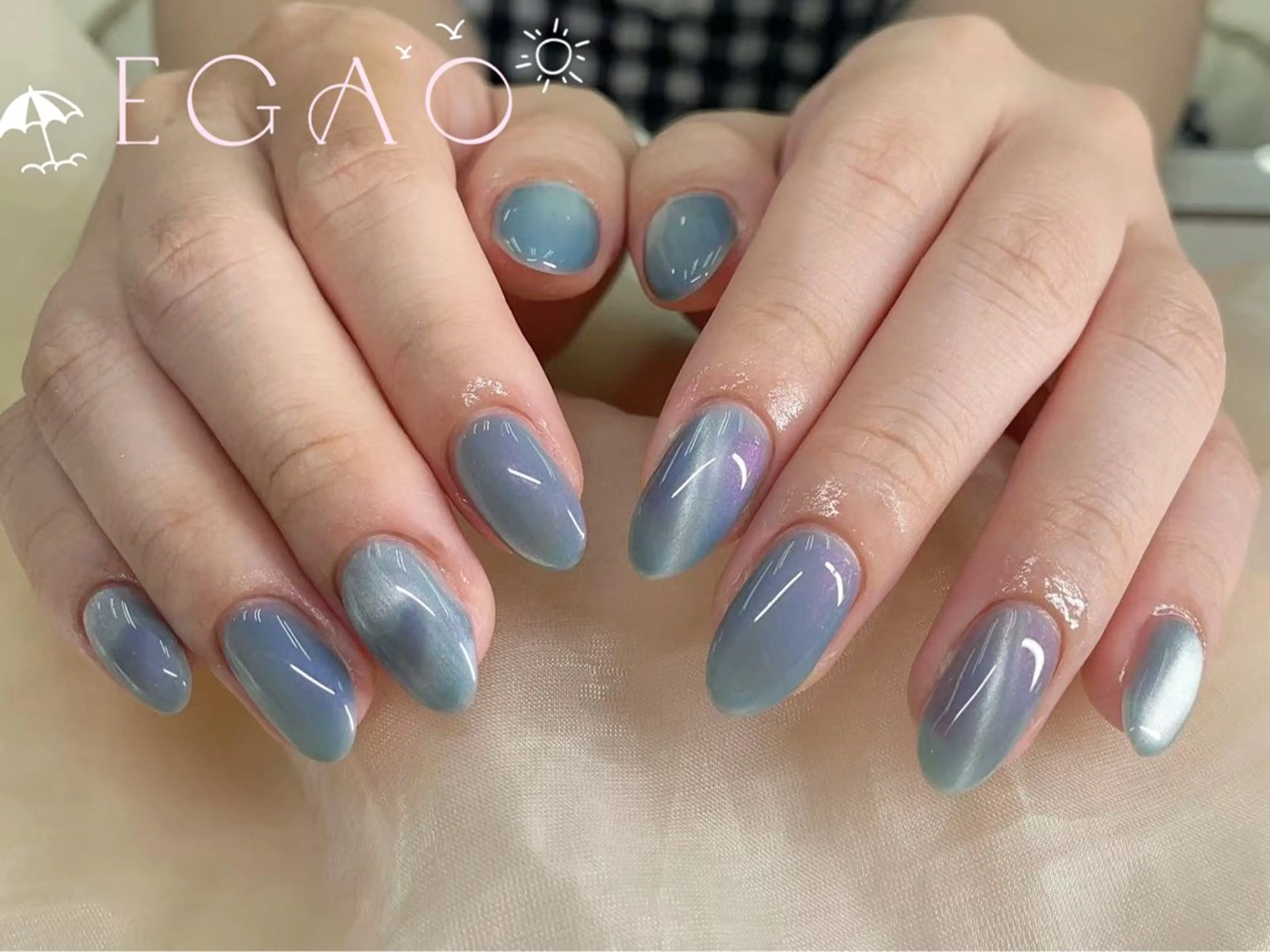 ネイル アートネイル フットネイル フレンチネイル ジェルネイル グラデーション ハンドネイル Egao Nail Salonのネイルデザイン