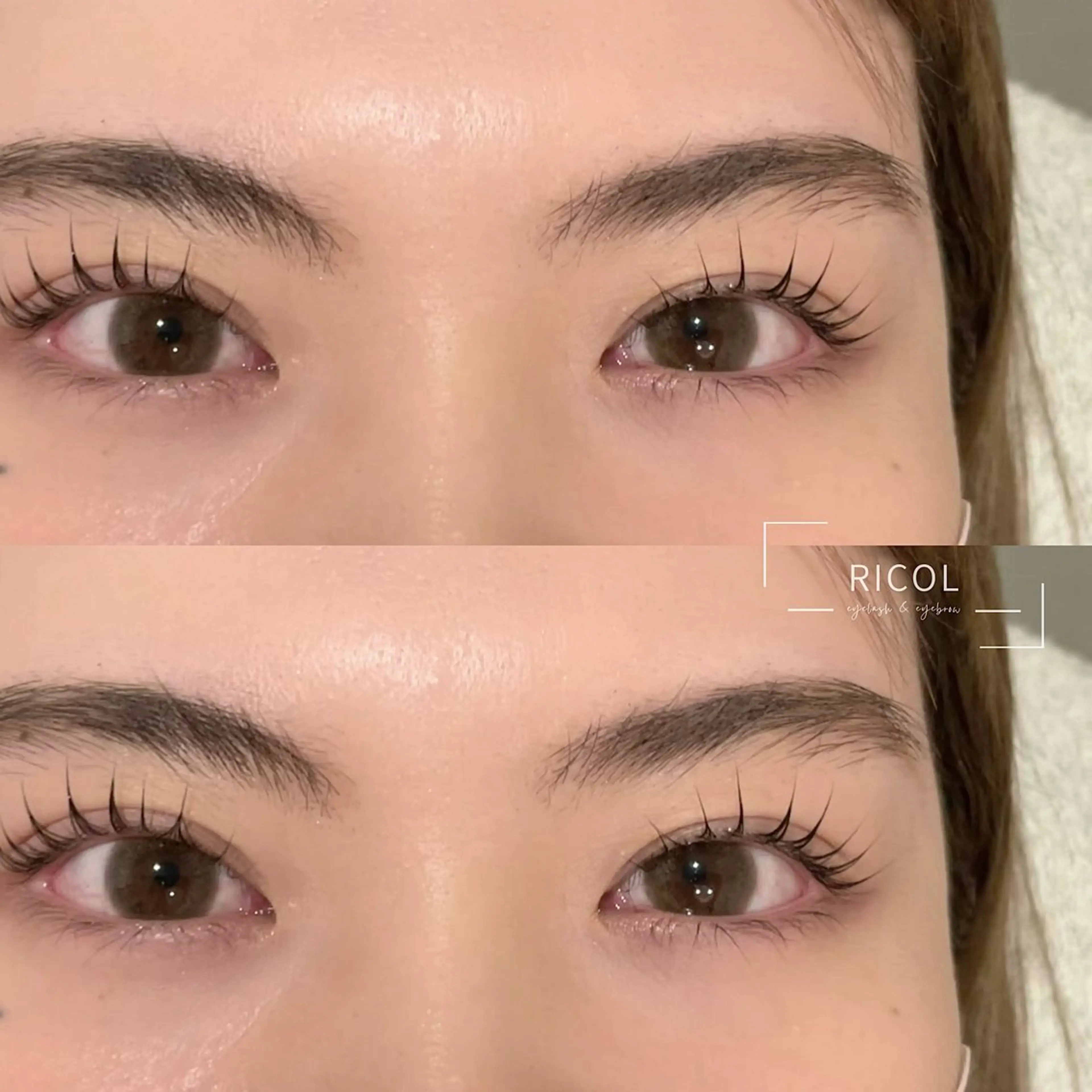 マツエク・マツパ 束感まつ毛 パリジェンヌラッシュリフト RICOL 《リコル》のマツエク・マツパデザイン