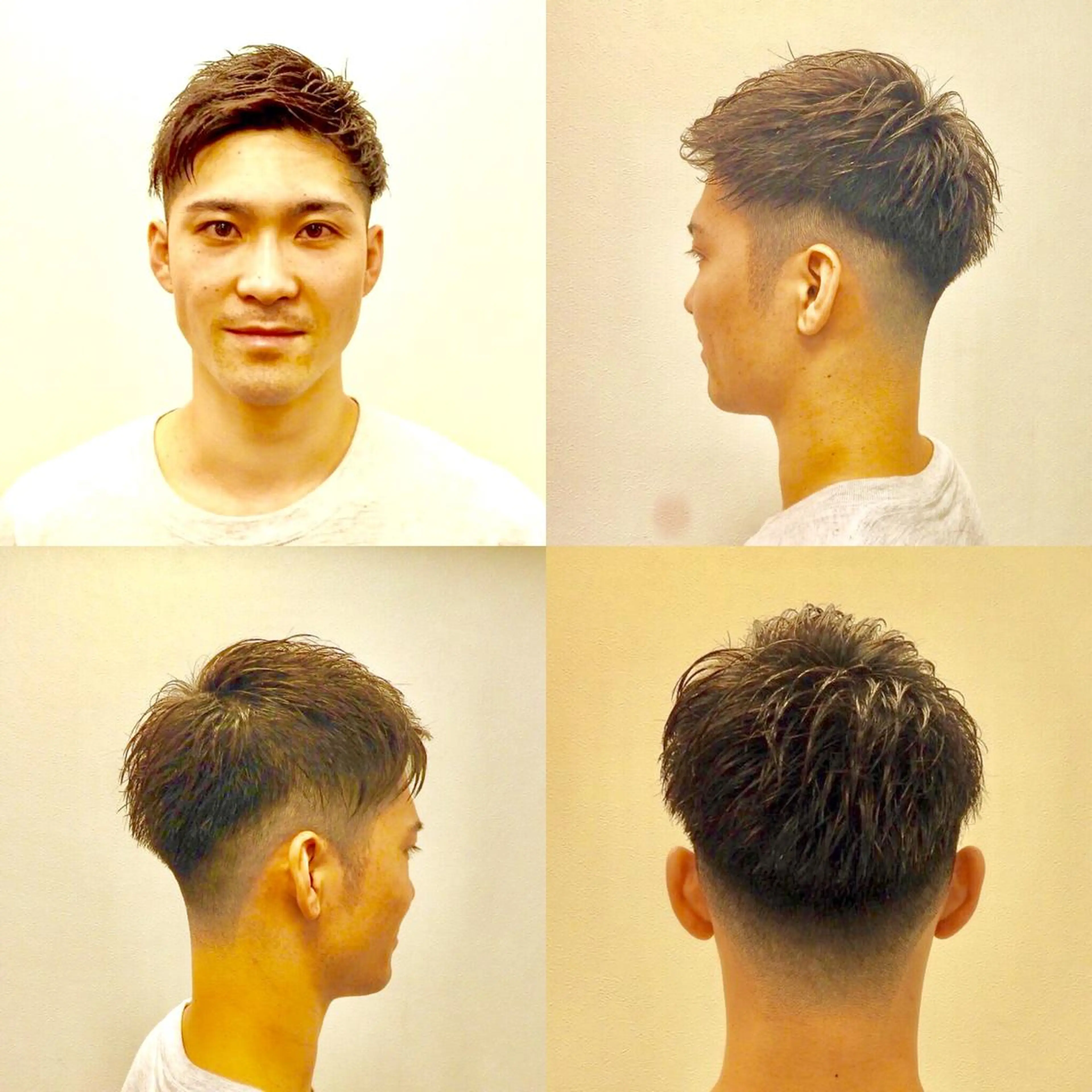 ショート メンズ フェードカット カット ヘアセット 前田賢生 ご新規様はNGのヘアスタイル