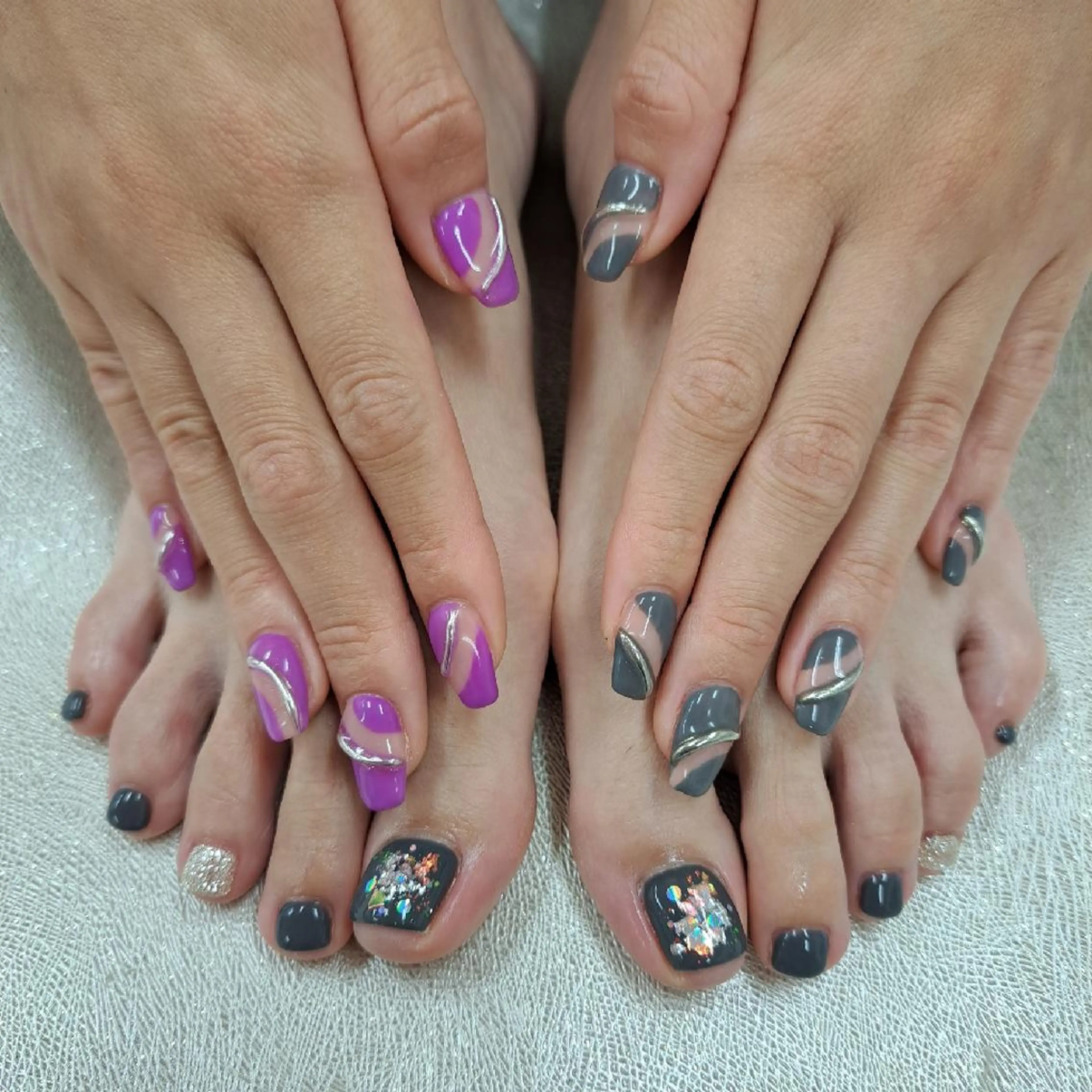 ネイル アートネイル ジェルネイル 持ち込み ニュアンスネイル パラジェル 河野ちえ (雑誌掲載サロン)のネイルデザイン