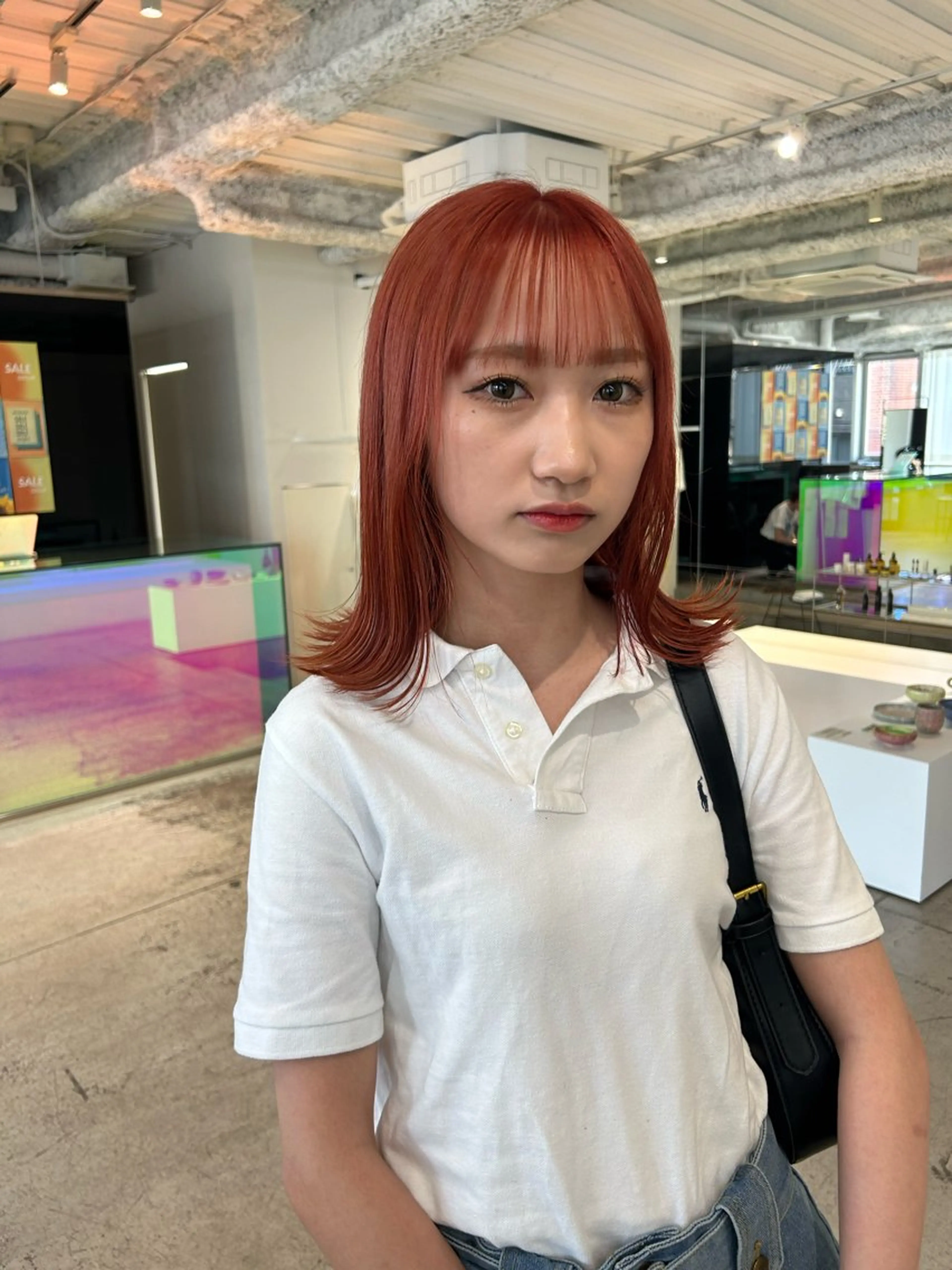 ミディアム ヘアカラー STAN WOOD所属・似合わせcut 🔥yutakaのヘアスタイル