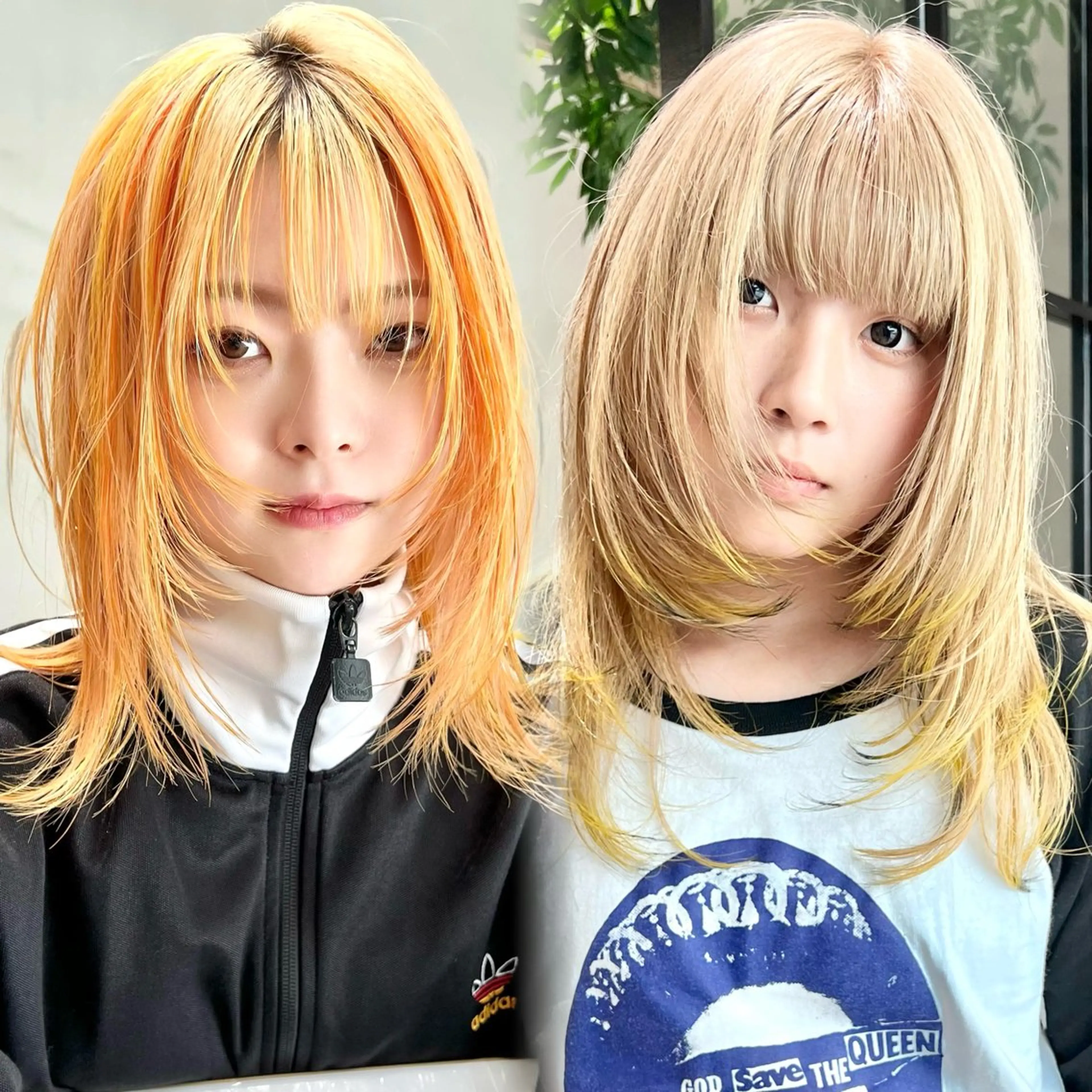セミロング カラー カット ヘアカラー トリートメント レイヤー×髪質改善 ハッシュカット/新宿のヘアスタイル
