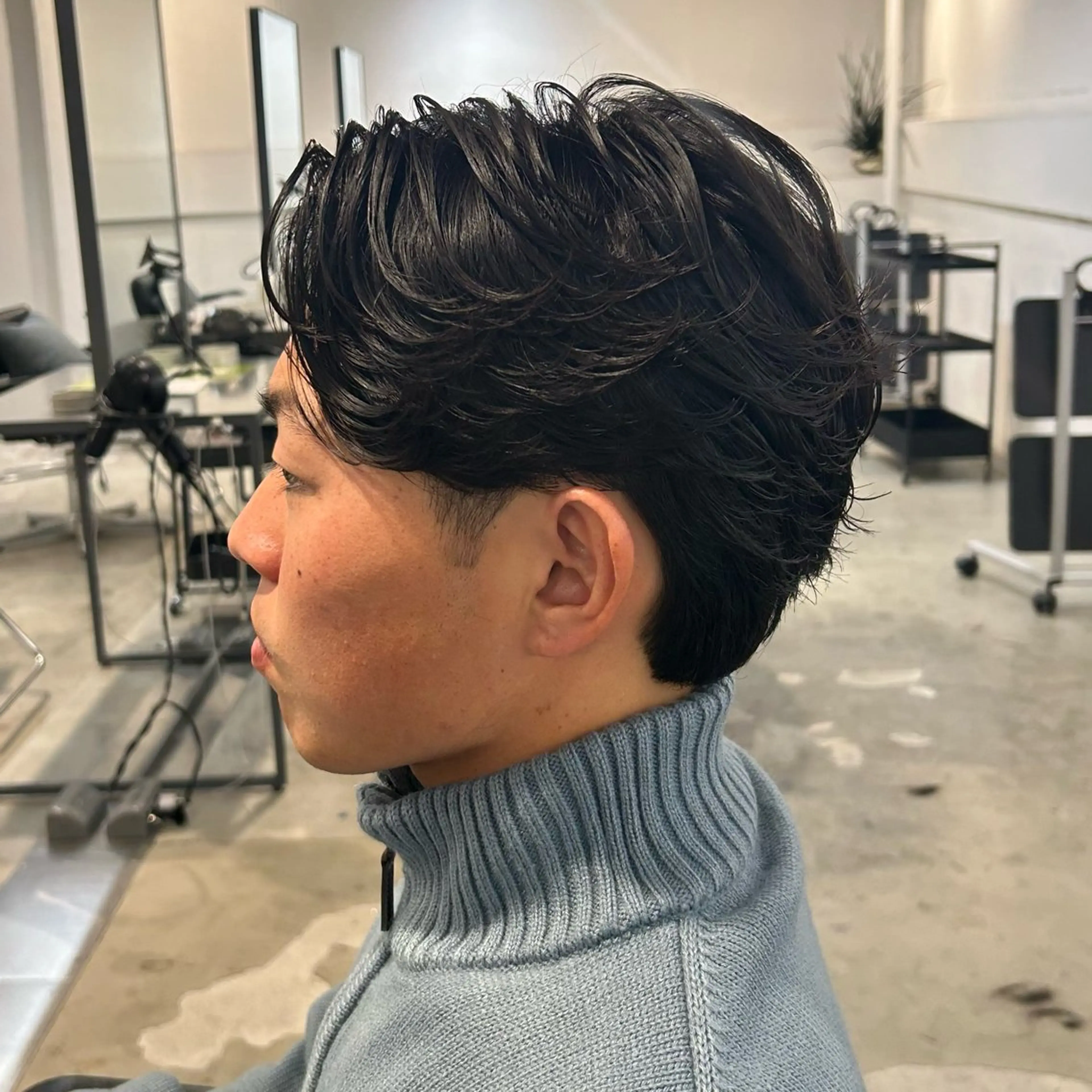 パーマ メンズ 💈メンズパーマ 曲がる縮毛矯正💈のヘアスタイル