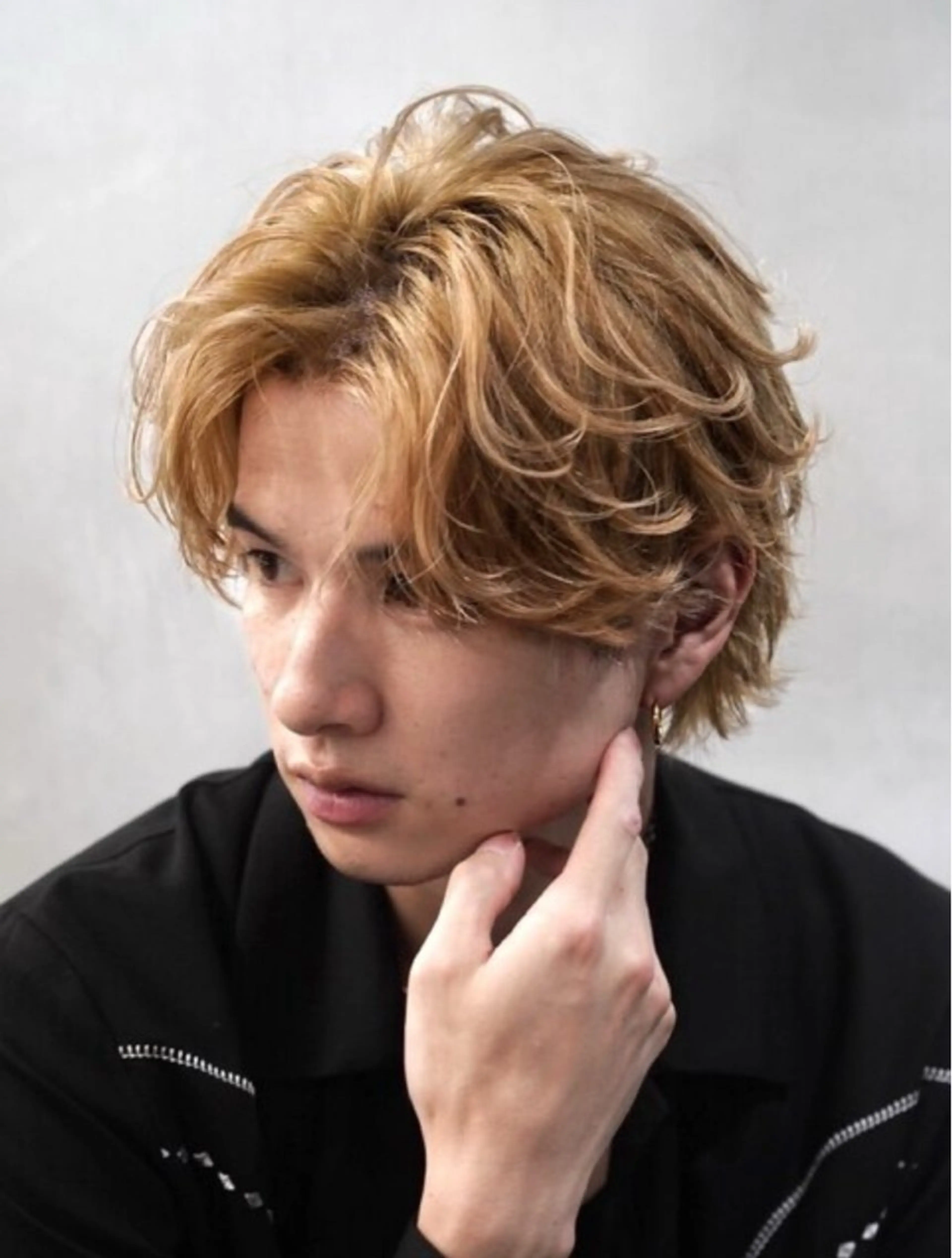 パーマ メンズ カット ヘアカラー パーマ 🎀メンズパーマ☆ 艶カラー☆Syuriのヘアスタイル